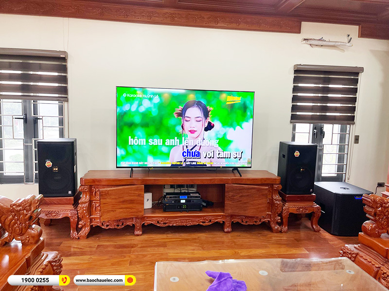 Lắp đặt dàn karaoke BMB hơn 86tr cho anh Thụy tại Hà Nội (BMB 1212SE, DAD 950, KSP-50, TS15S, WB-5000S)