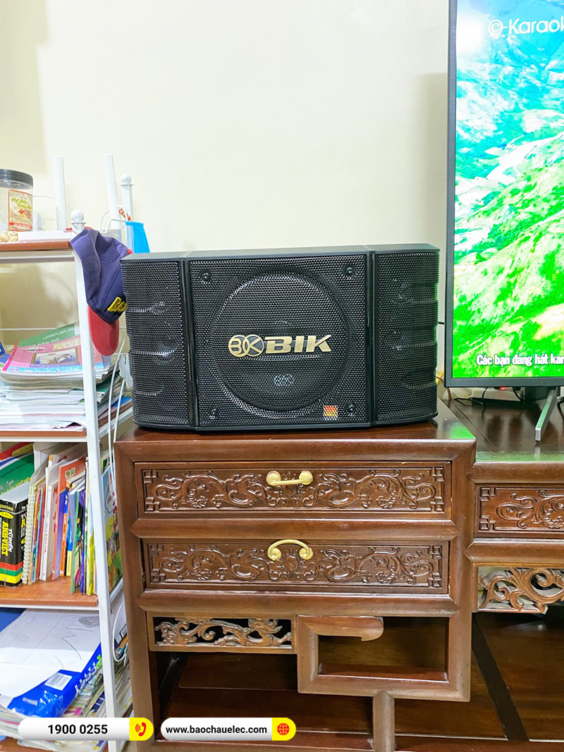 Lắp đặt d&agrave;n karaoke BIK hơn 24tr cho anh T&iacute;nh tại H&agrave; Nội (BIK BS-998X, VM620A, KP600, BIK BJ-U500)
