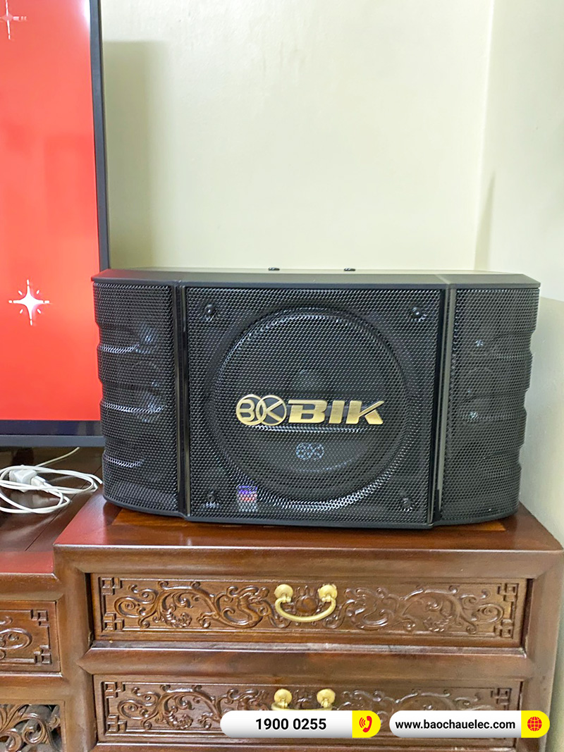 Lắp đặt d&agrave;n karaoke BIK hơn 24tr cho anh T&iacute;nh tại H&agrave; Nội (BIK BS-998X, VM620A, KP600, BIK BJ-U500)