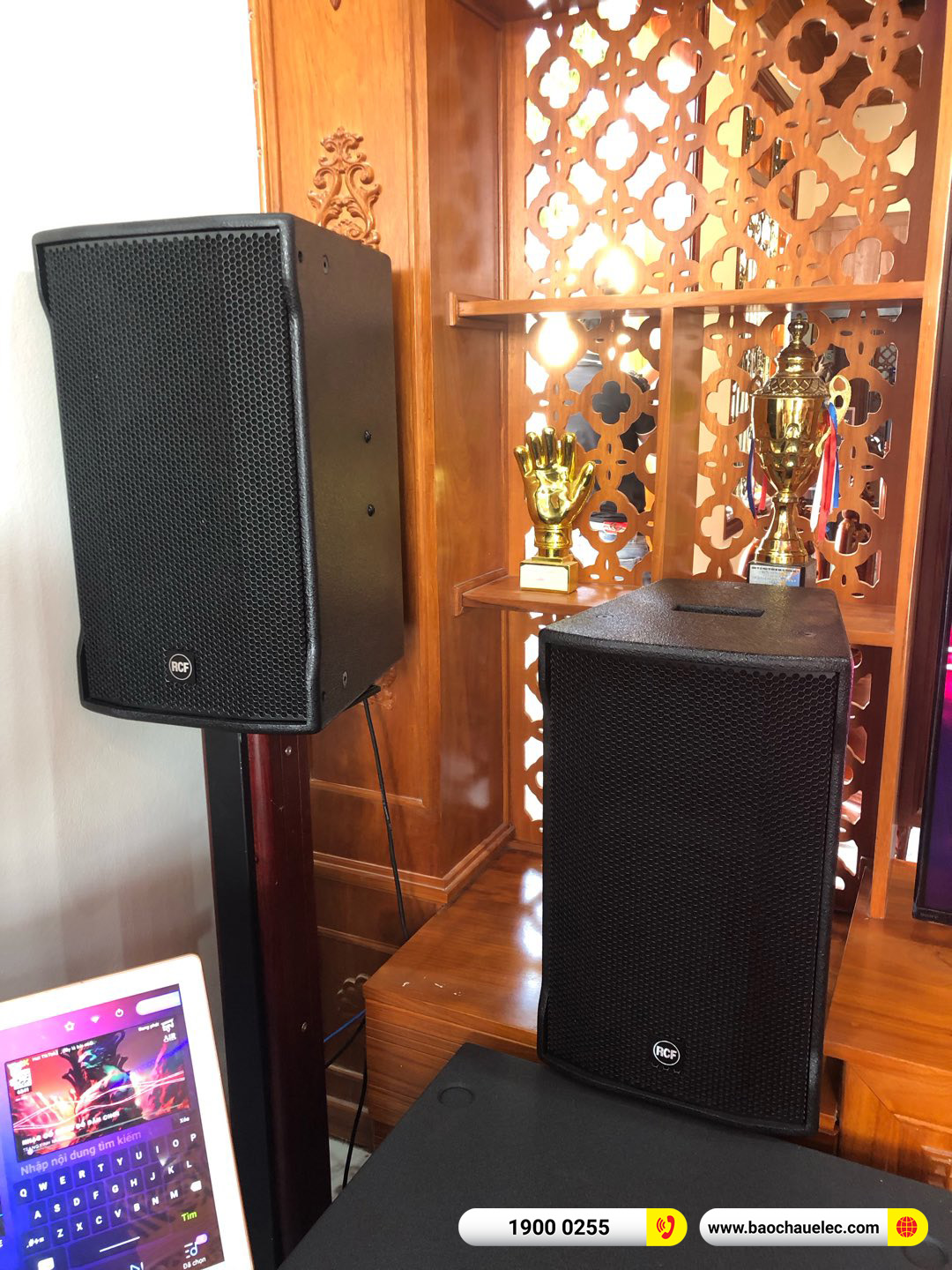Lắp đặt d&agrave;n karaoke RCF gần 267tr cho anh To&agrave;n tại Th&aacute;i B&igrave;nh