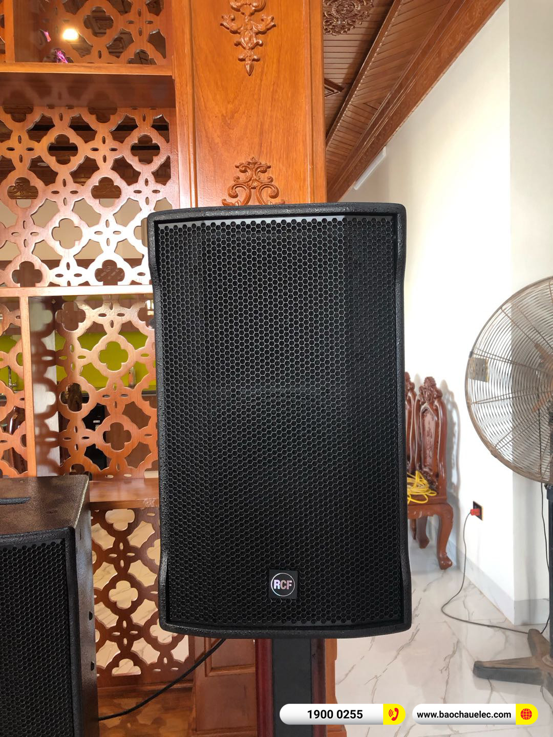 Lắp đặt d&agrave;n karaoke RCF gần 267tr cho anh To&agrave;n tại Th&aacute;i B&igrave;nh