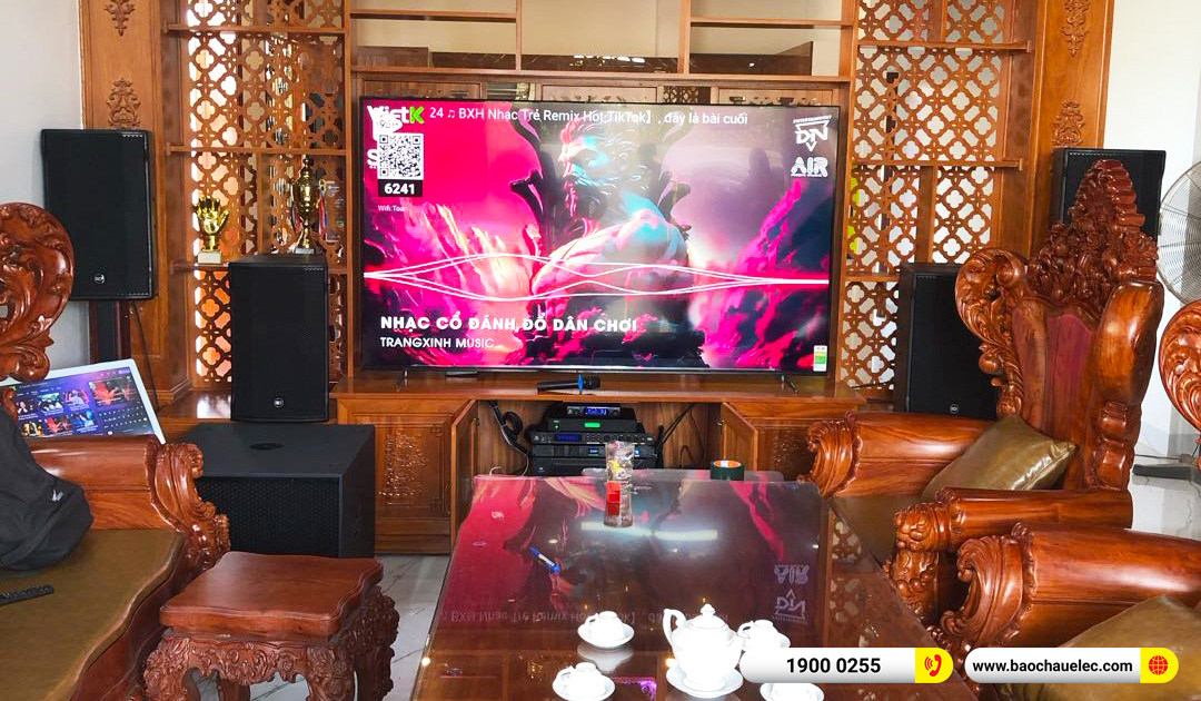 Lắp đặt d&agrave;n karaoke RCF gần 267tr cho anh To&agrave;n tại Th&aacute;i B&igrave;nh
