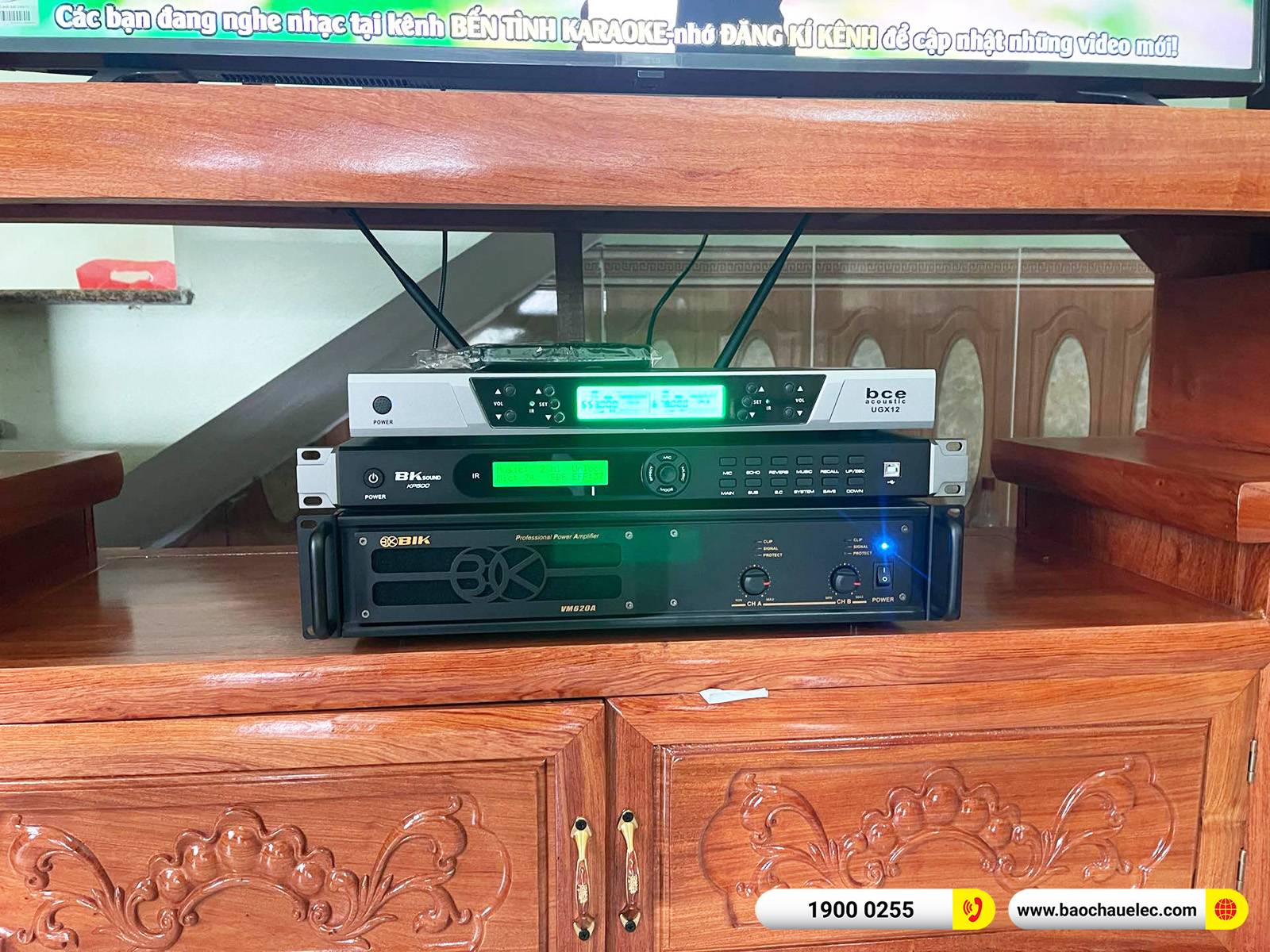 Lắp đặt d&agrave;n karaoke Alto gần 36tr cho anh To&agrave;n tại Vĩnh Ph&uacute;c (Alto AT2000II, VM620A, KP500, SW715, UGX12) 