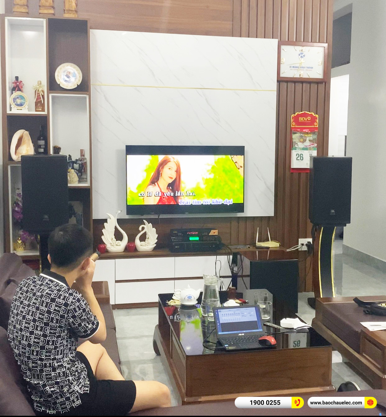 Lắp đặt dàn karaoke JBL gần 60tr cho anh Trắc tại Hải Phòng