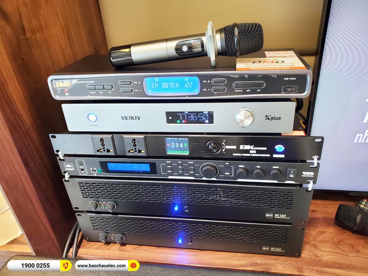 Lắp đặt d&agrave;n karaoke RCF hơn 238tr cho anh Tr&iacute; tại H&agrave; Nội (RCF C5212-66, IPS 5.0K, VX8, PRX 418S, WB5000S,&hellip;)