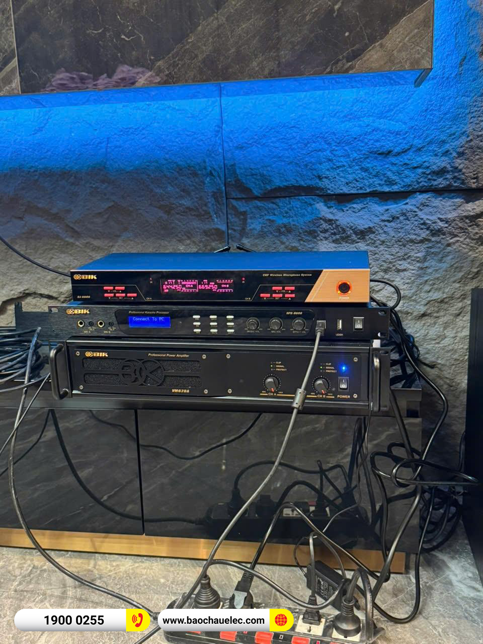 Lắp đặt d&agrave;n karaoke BIK khoảng 45tr cho anh Triệu tại Đồng Nai 