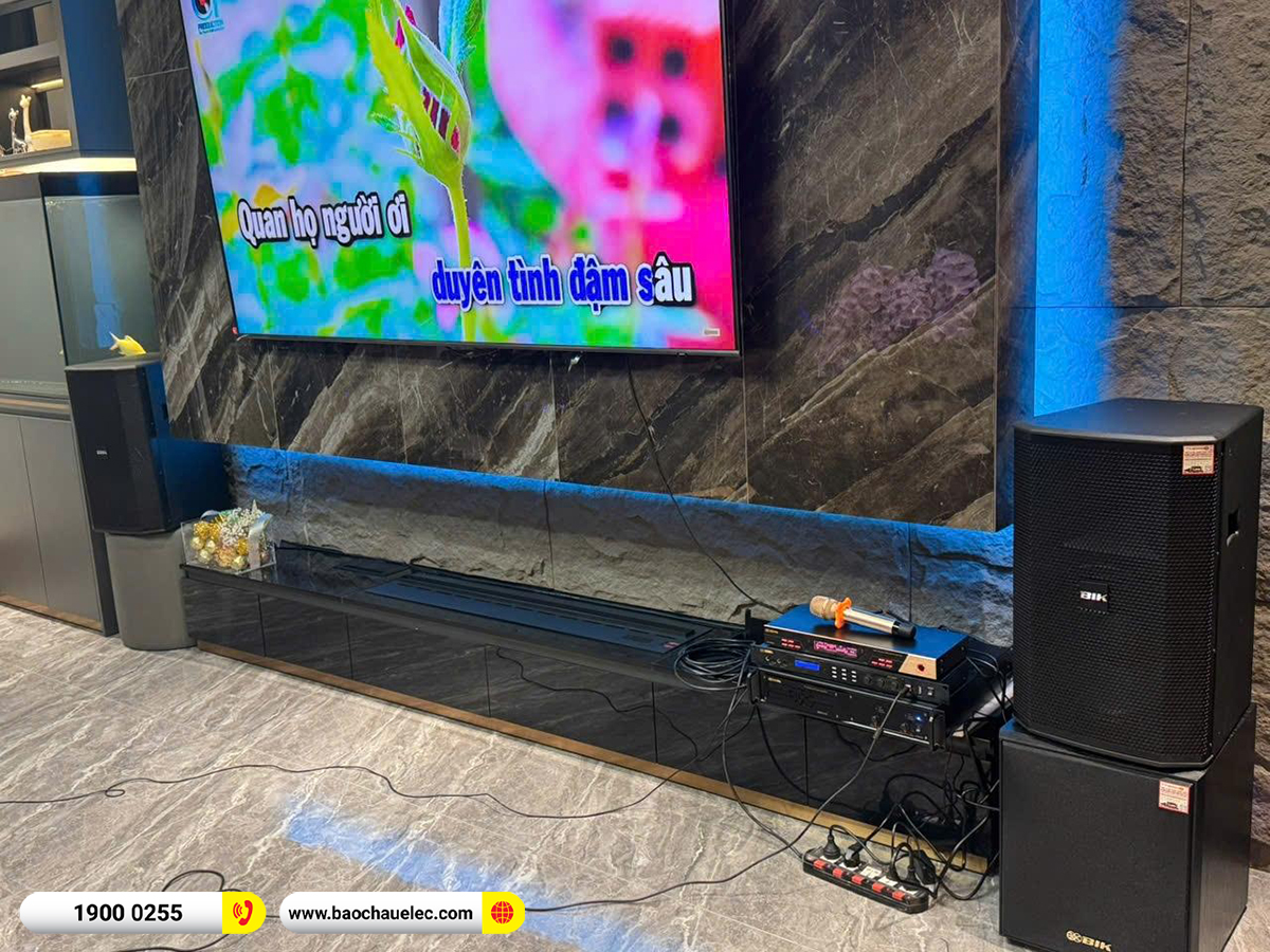 Lắp đặt d&agrave;n karaoke BIK khoảng 45tr cho anh Triệu tại Đồng Nai 
