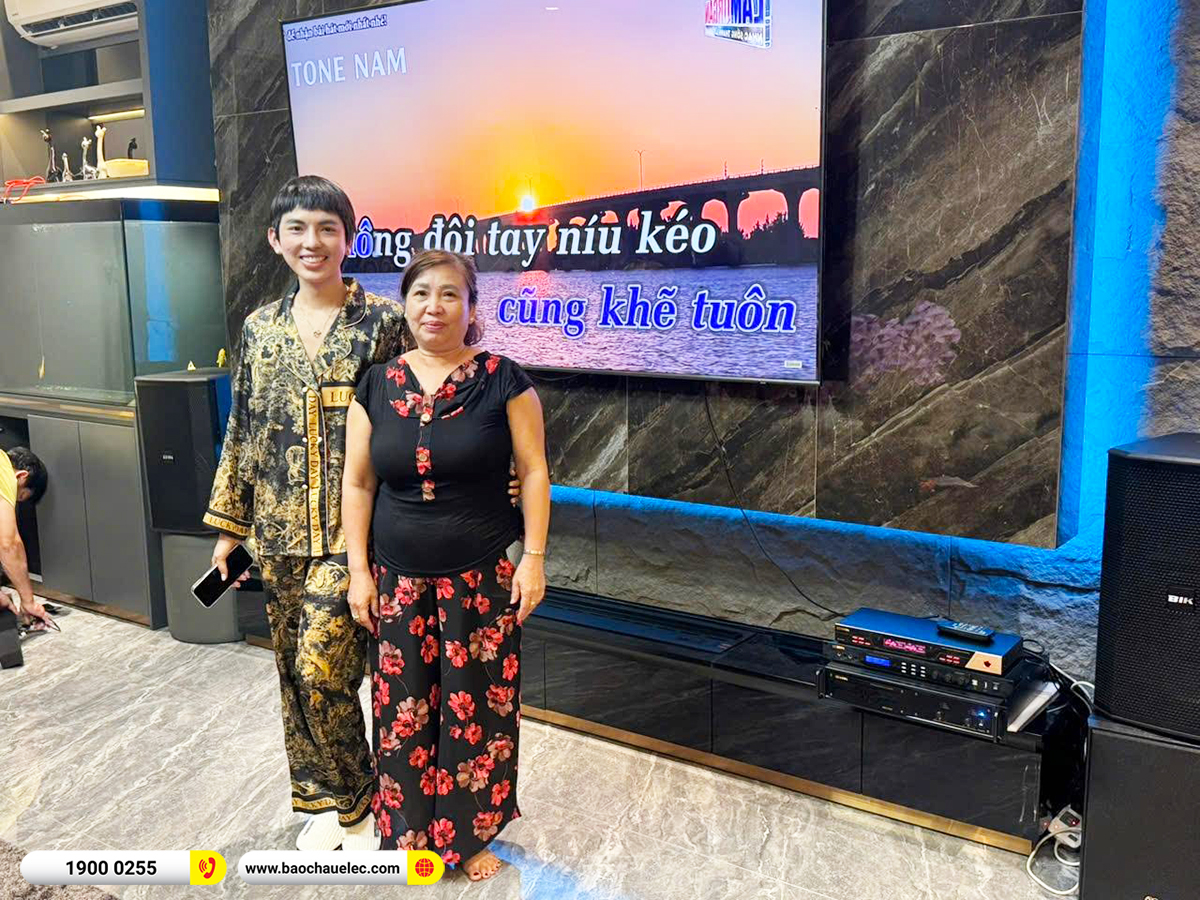 Lắp đặt d&agrave;n karaoke BIK khoảng 45tr cho anh Triệu tại Đồng Nai 