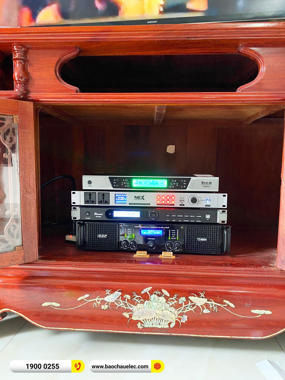 Lắp đặt d&agrave;n karaoke BMB hơn 59tr cho anh Trọng tại Bắc Ninh
