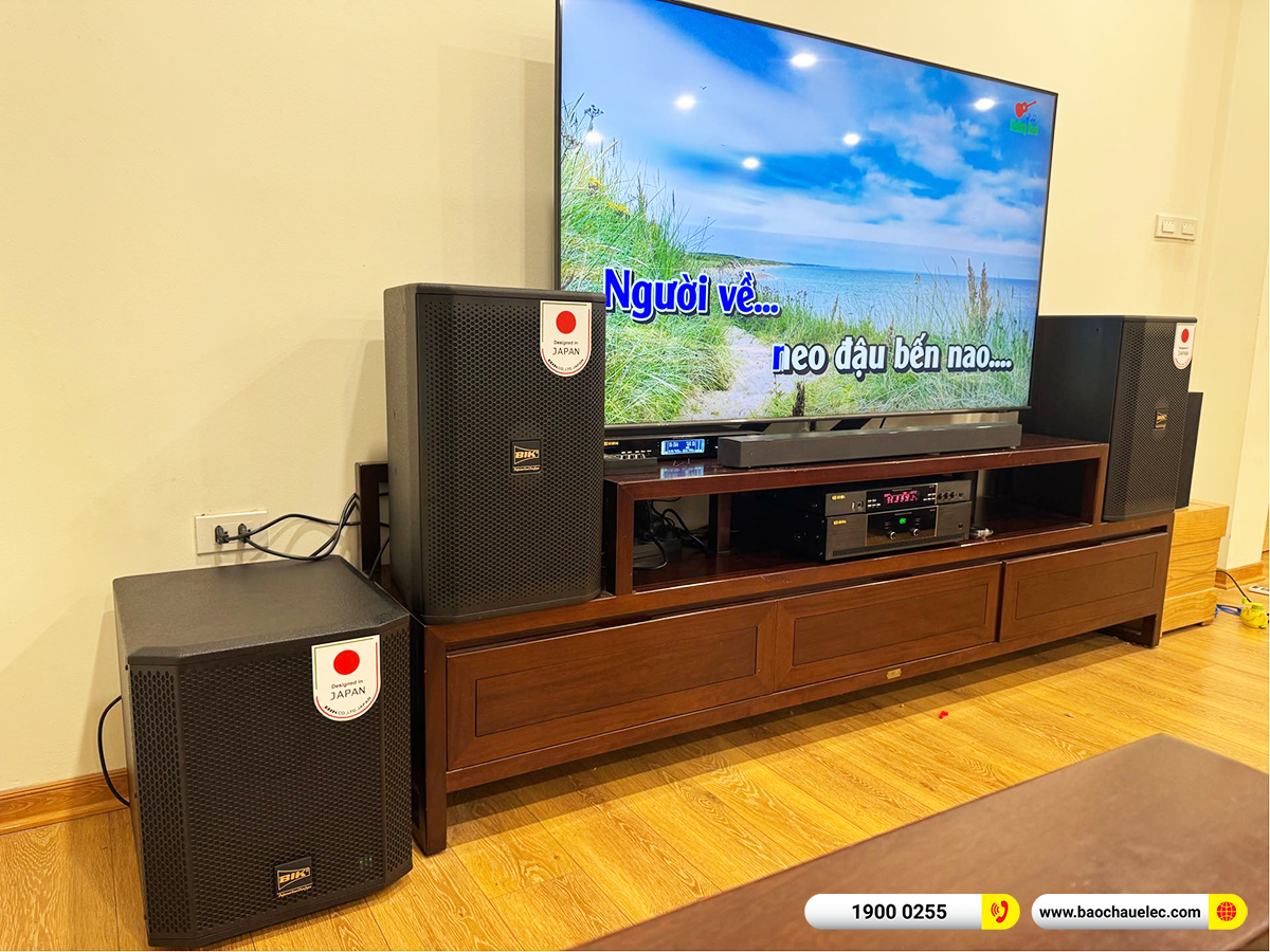 Lắp đặt d&agrave;n karaoke BIK hơn 42tr cho anh Trung tại H&agrave; Nội 