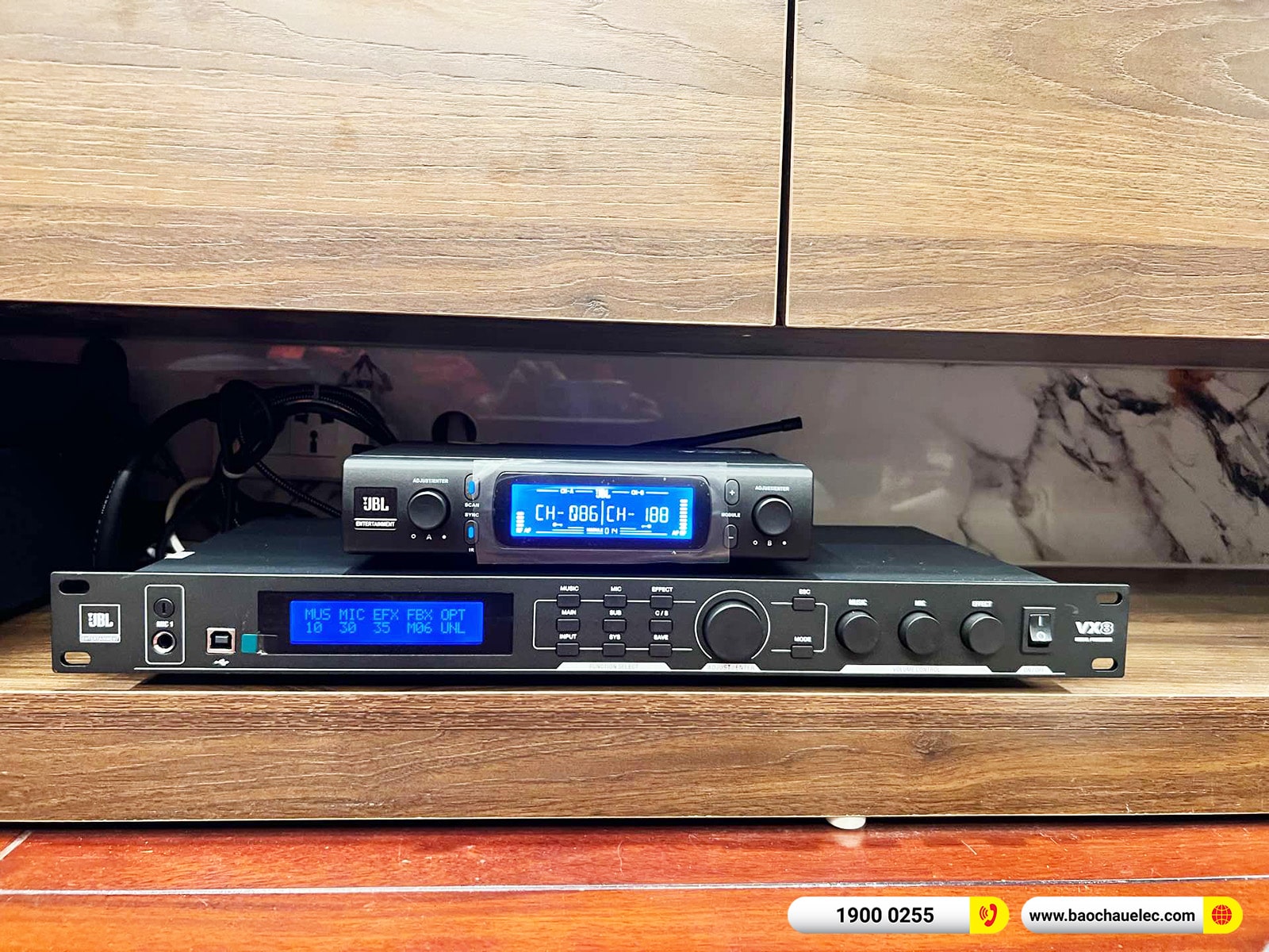 Lắp đặt d&agrave;n karaoke JBL hơn 73tr cho anh Trung tại H&agrave; Nội (JBL KP4010 G2, JBL V6, JBL VX8, A120P, VM300,&hellip;) 