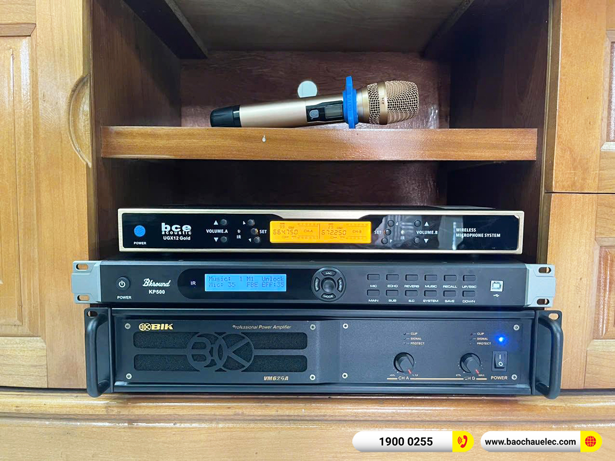 Lắp đặt d&agrave;n karaoke Denon hơn 36tr cho anh Trung tại Vũng T&agrave;u 