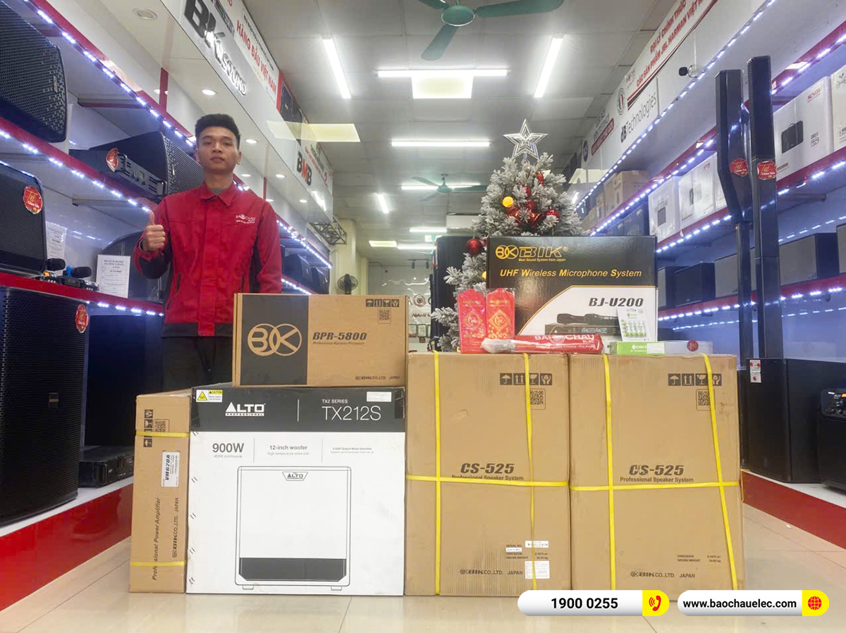Lắp đặt dàn karaoke BIK hơn 41tr cho anh Trường tại Bắc Ninh