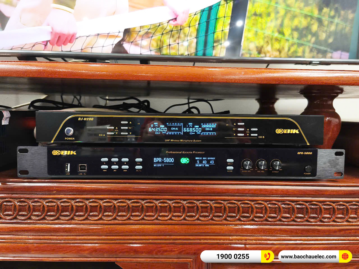 Lắp đặt dàn karaoke BIK hơn 41tr cho anh Trường tại Bắc Ninh