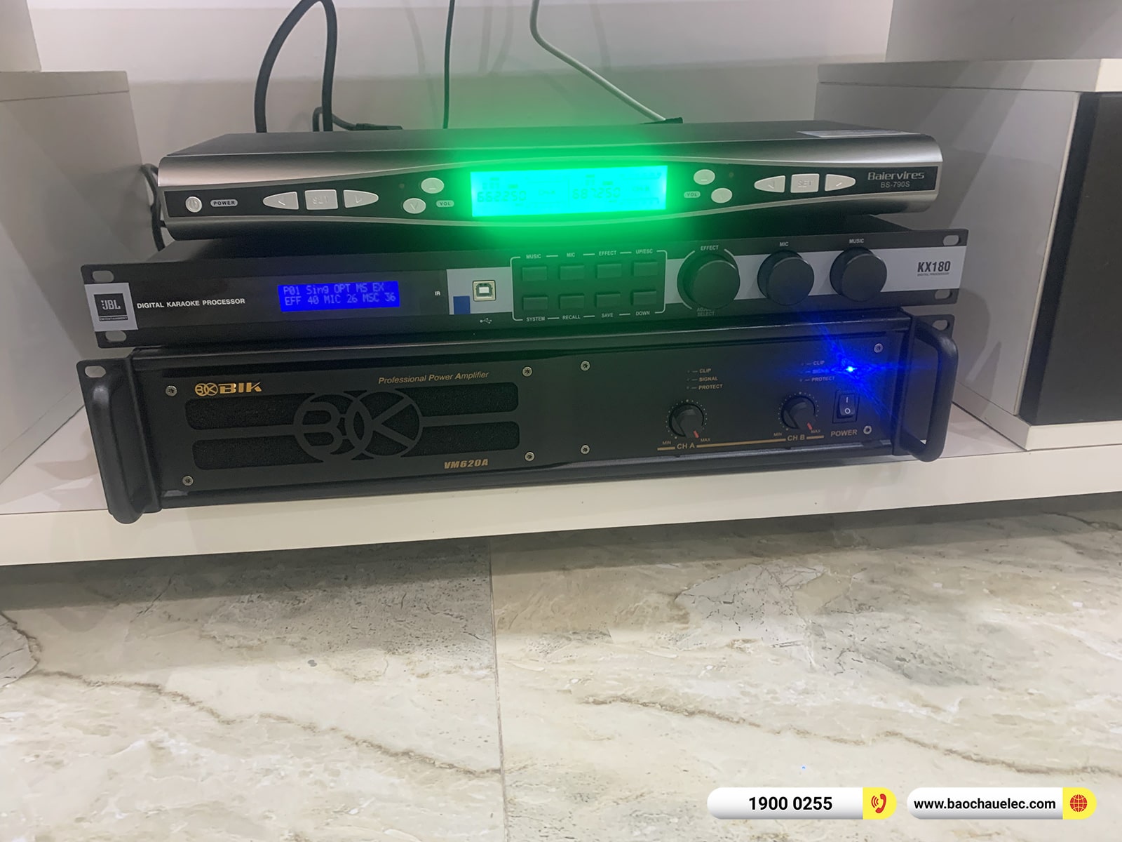 Lắp đặt d&agrave;n karaoke BIK gần 44tr cho anh T&uacute; tại Quảng Nam 