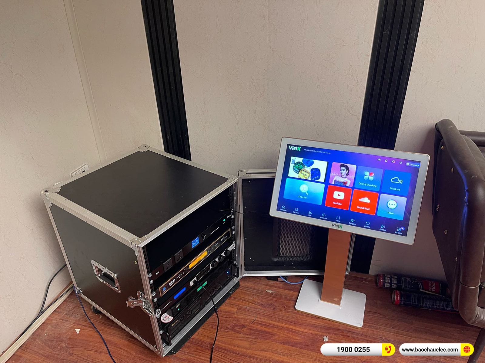 Lắp đặt d&agrave;n karaoke RCF gần 77tr cho anh Tuấn Anh tại H&agrave; Nội