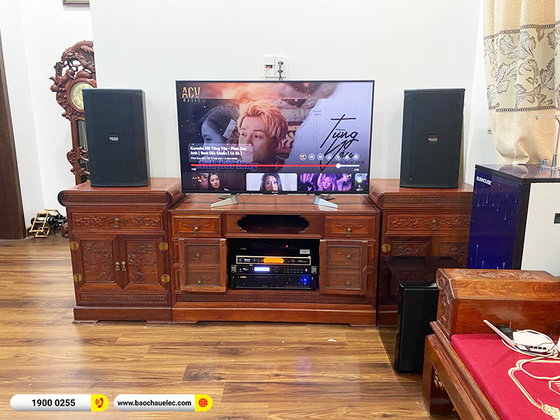 Lắp đặt d&agrave;n karaoke Denon hơn 40tr cho anh Tuấn Anh tại Nam Định (Denon DN510, VM420A, KP500, BJ-W25A, UGX12 Gold)