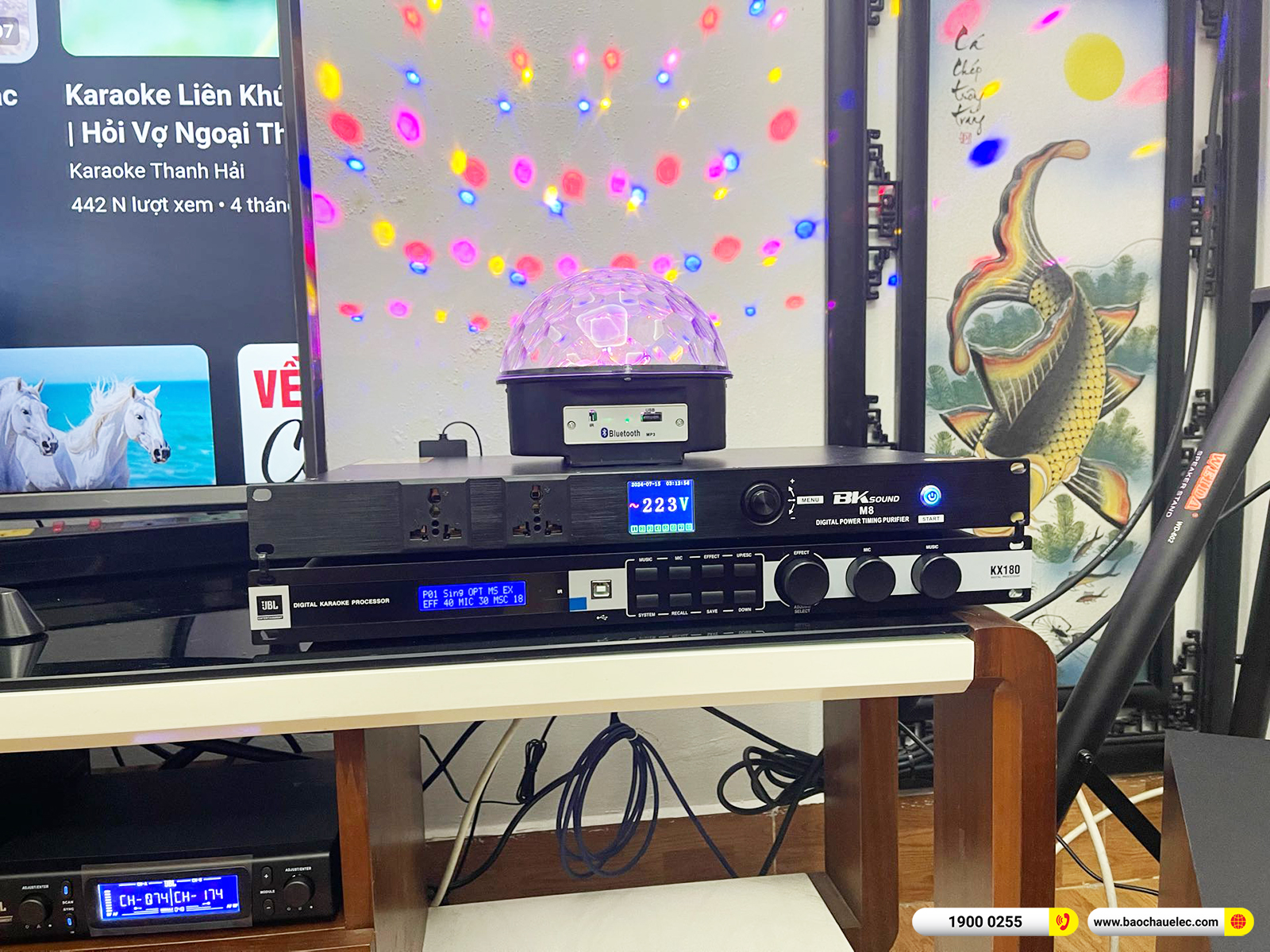 Lắp đặt dàn karaoke JBL hơn 64tr cho anh Tuấn tại Hà Nội