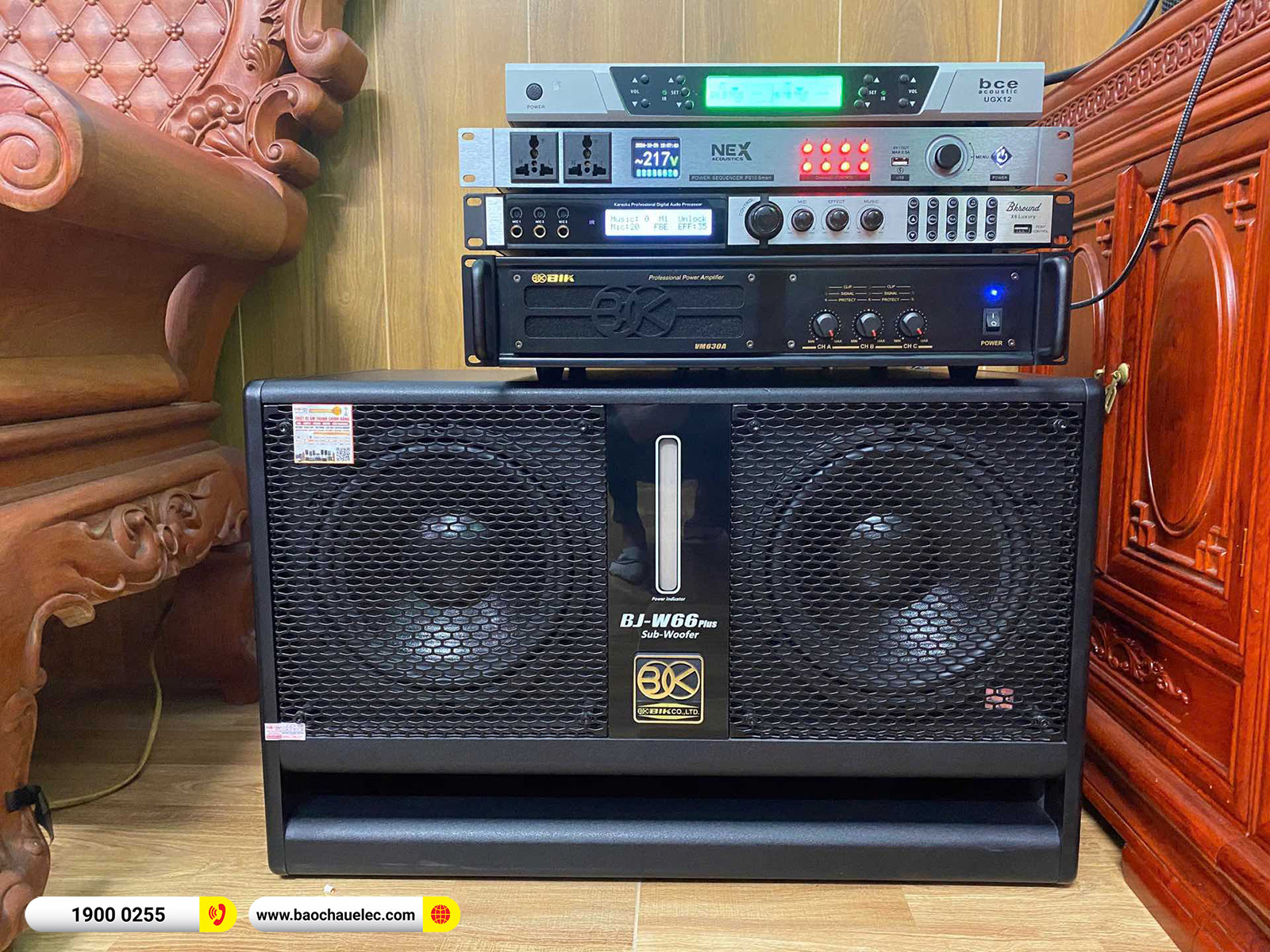 Lắp đặt d&agrave;n karaoke Denon hơn 47tr cho anh Tuấn tại Bắc Ninh 