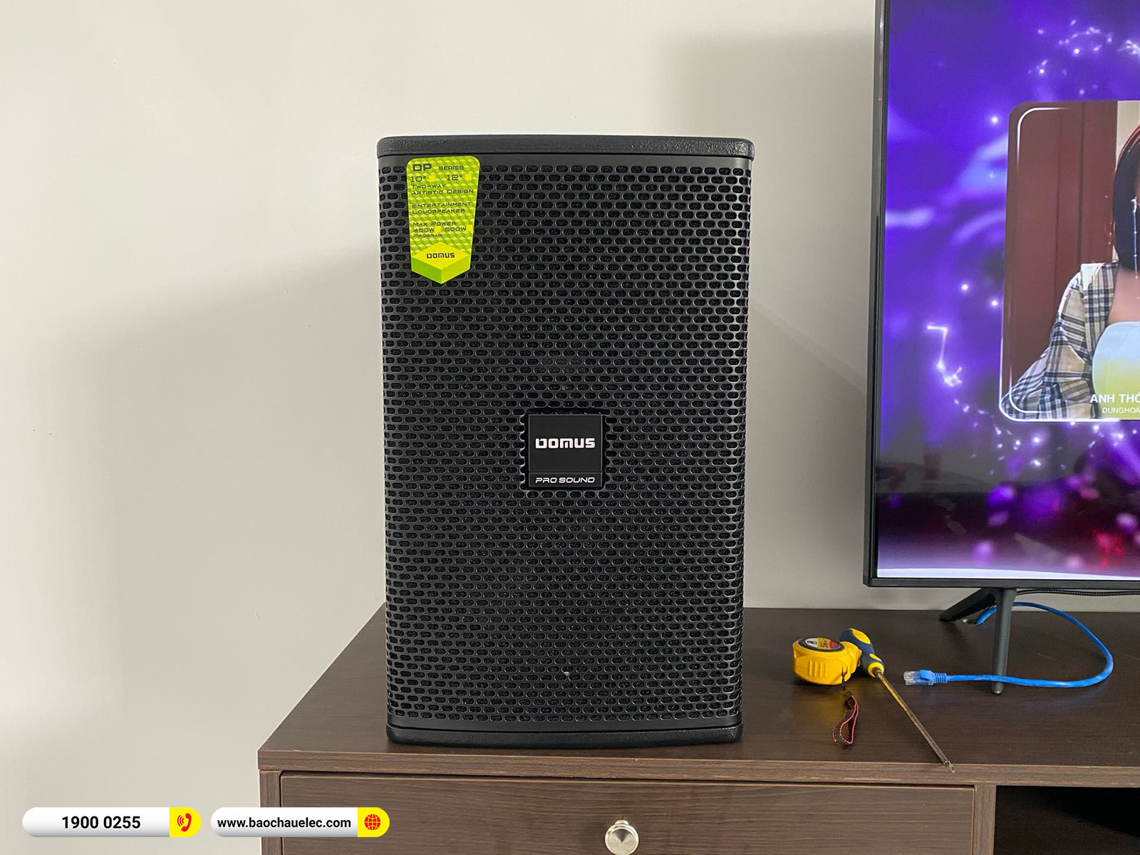 Lắp đặt d&agrave;n karaoke Domus gần 23tr cho anh Tuấn tại B&igrave;nh Dương