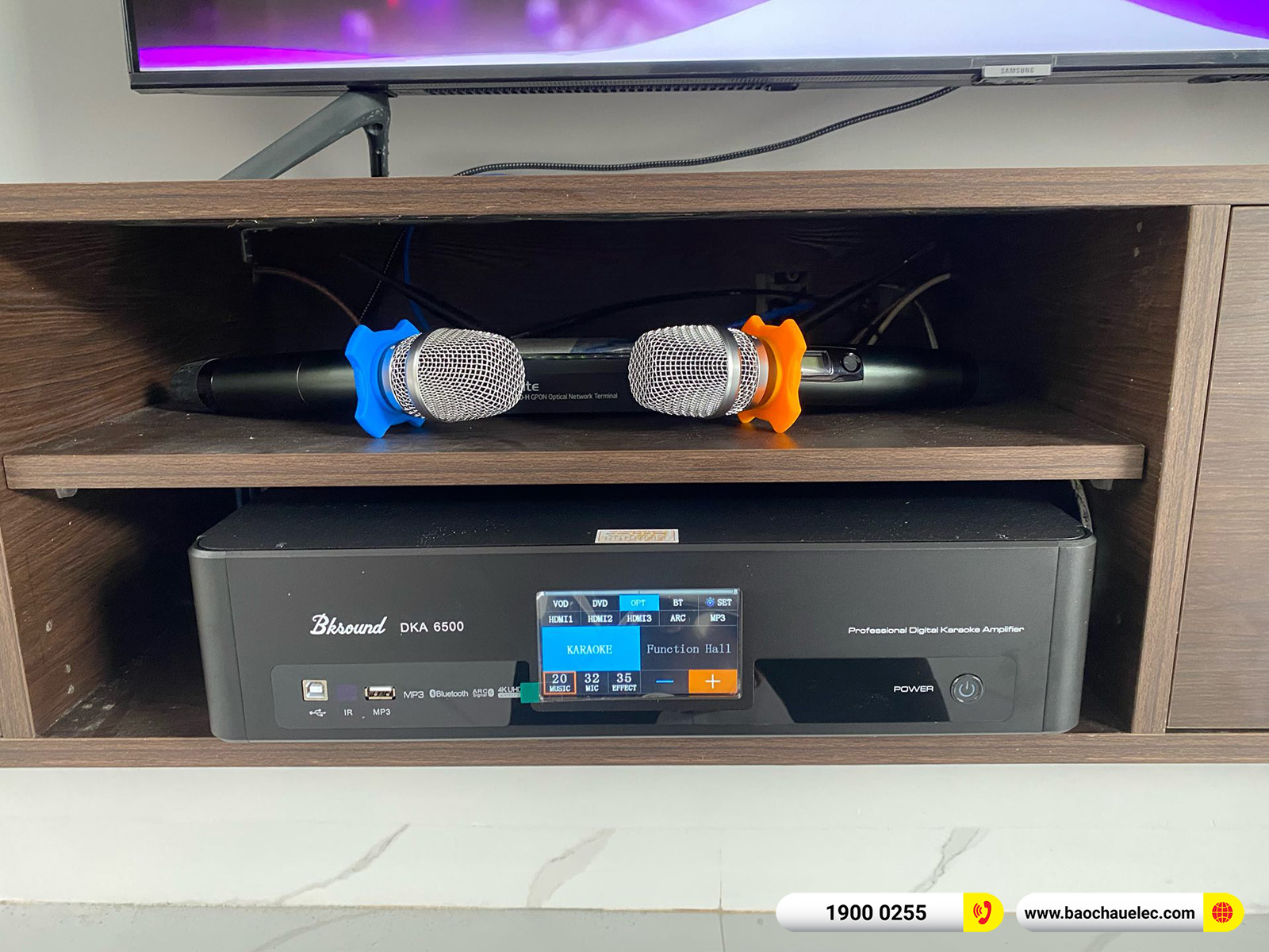 Lắp đặt d&agrave;n karaoke Domus gần 23tr cho anh Tuấn tại B&igrave;nh Dương