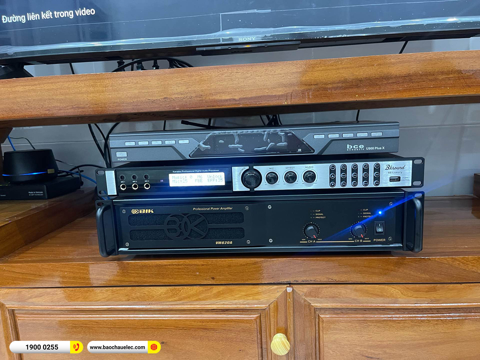 Lắp đặt d&agrave;n karaoke Denon hơn 37tr cho anh Tu&acirc;n tại Đồng Nai 