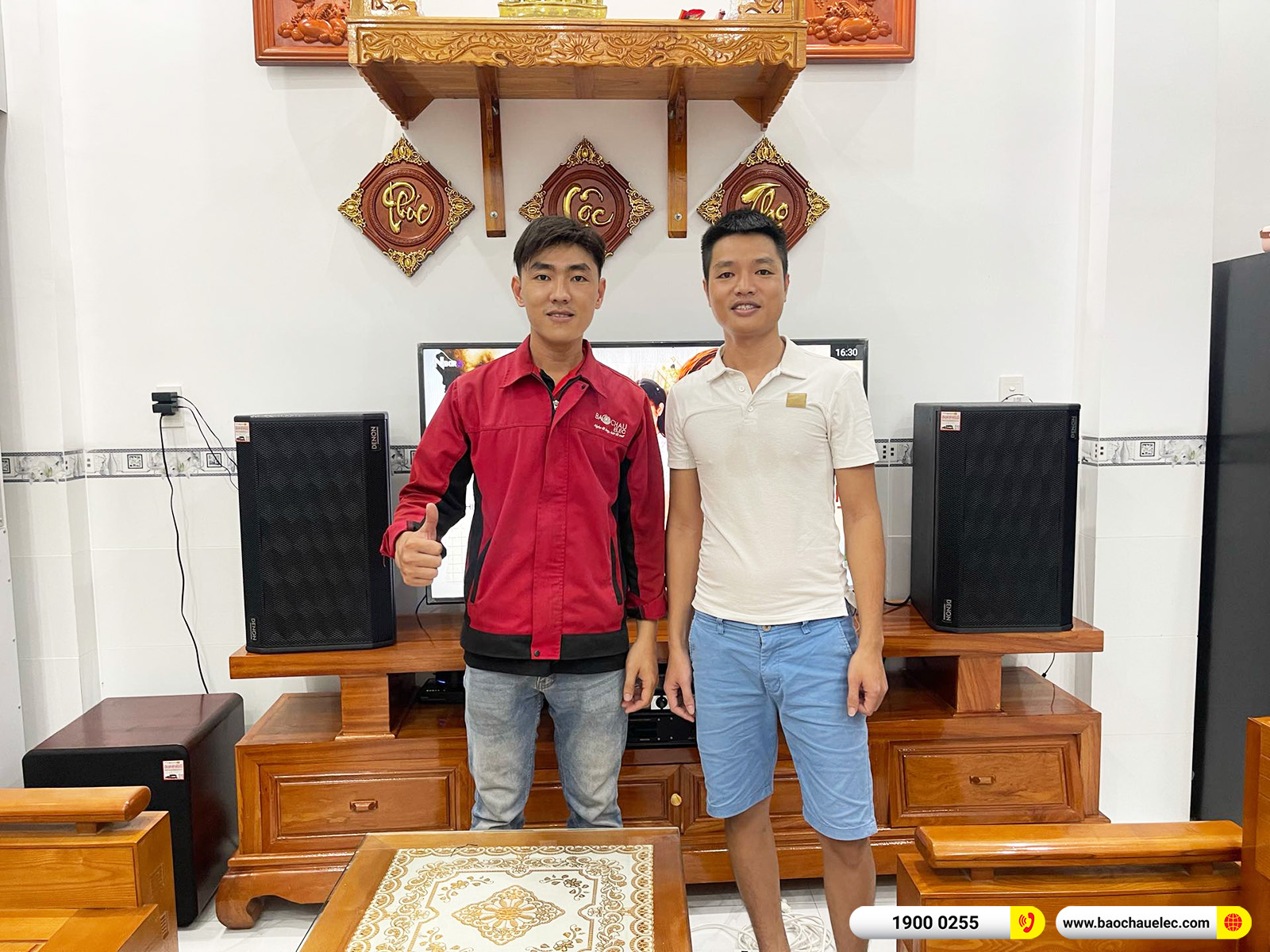 Lắp đặt d&agrave;n karaoke Denon hơn 37tr cho anh Tu&acirc;n tại Đồng Nai 