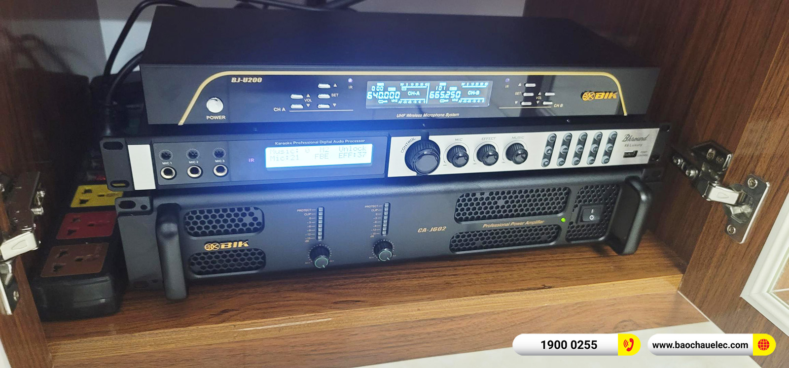Lắp đặt d&agrave;n karaoke Denon hơn 35tr cho anh Tu&acirc;n tại H&agrave; Nội 