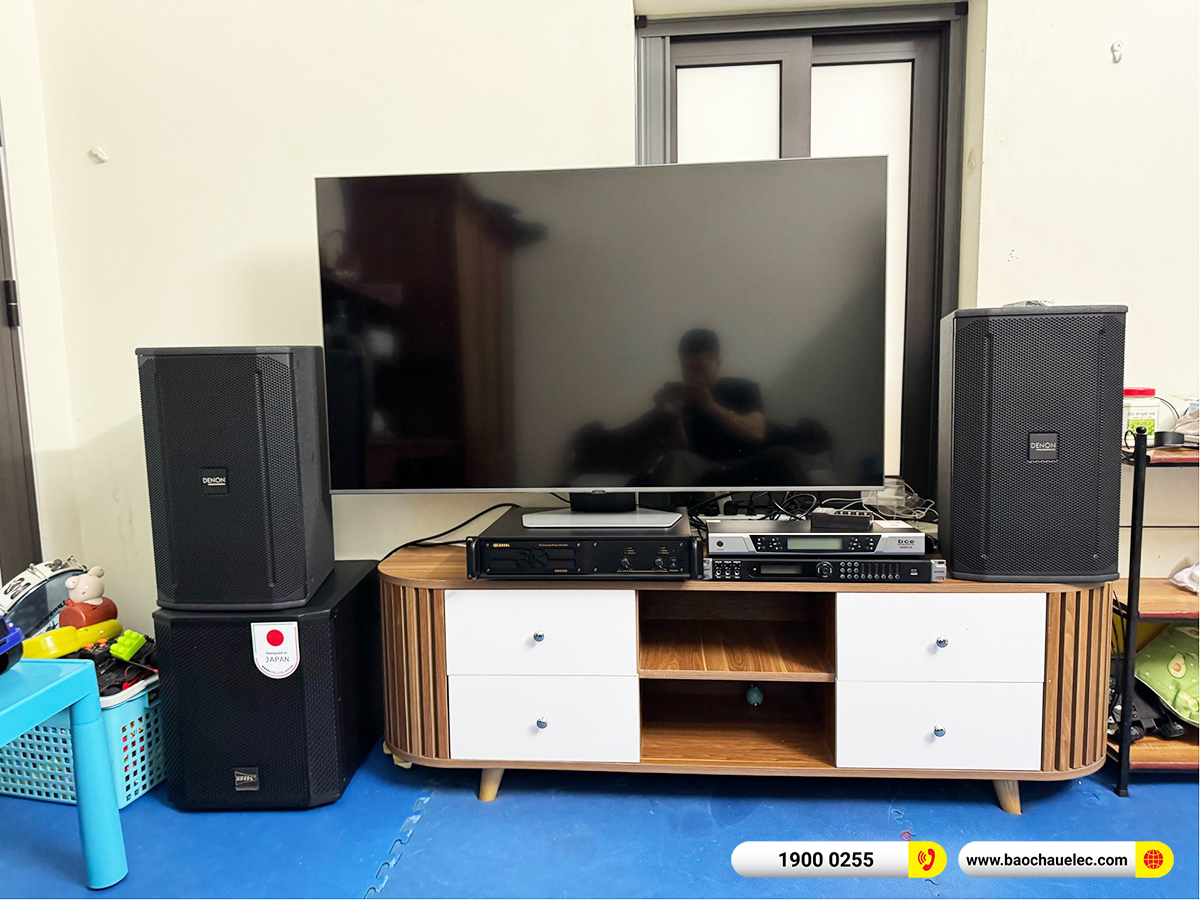 Lắp đặt d&agrave;n karaoke Denon hơn 44tr cho anh Tuấn tại H&agrave; Nội
