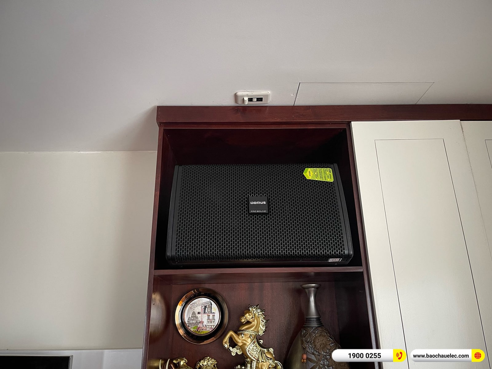 Lắp đặt d&agrave;n karaoke Domus gần 43tr cho anh Tường tại H&agrave; Nội 