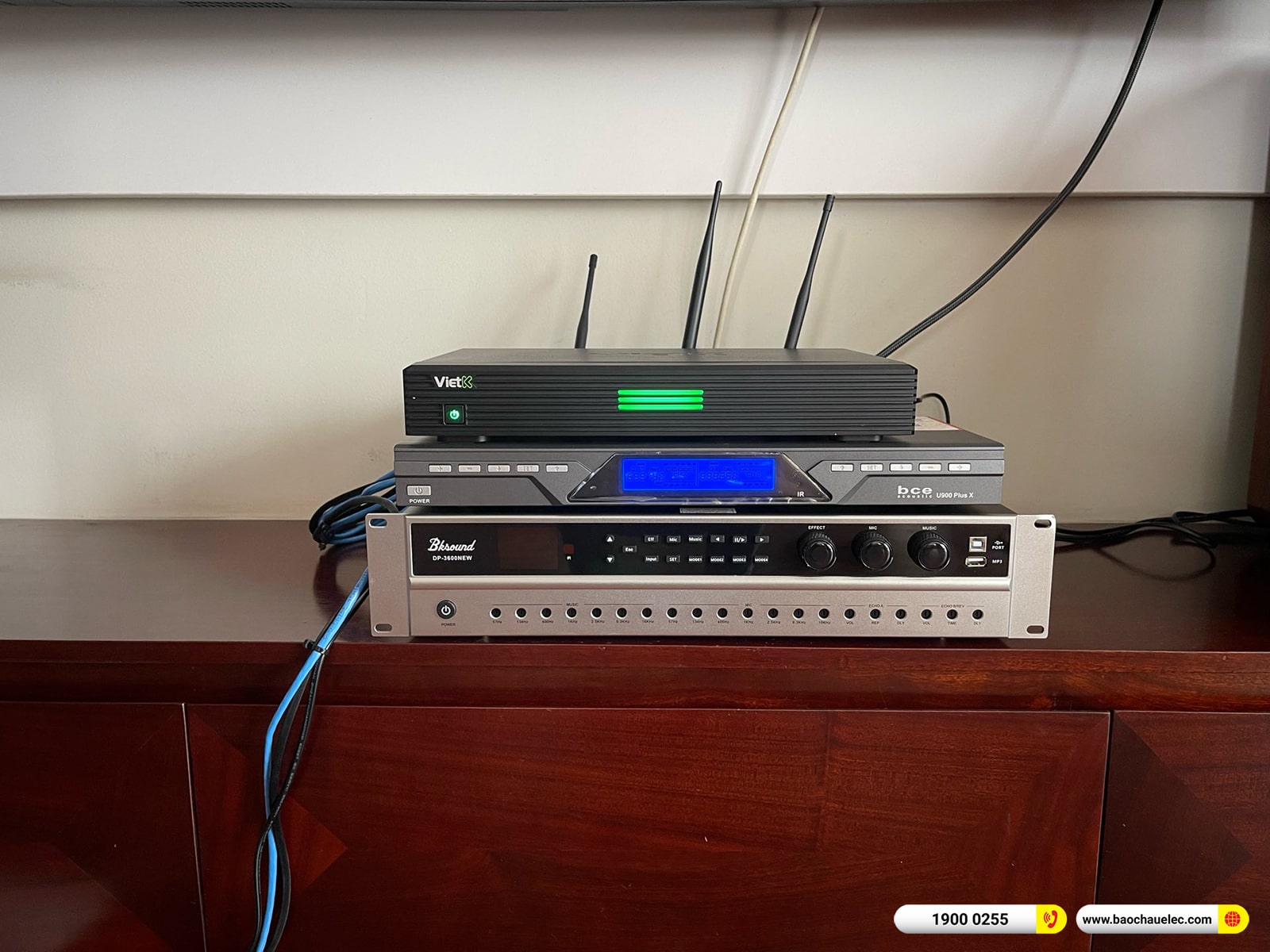 Lắp đặt d&agrave;n karaoke Domus gần 43tr cho anh Tường tại H&agrave; Nội 