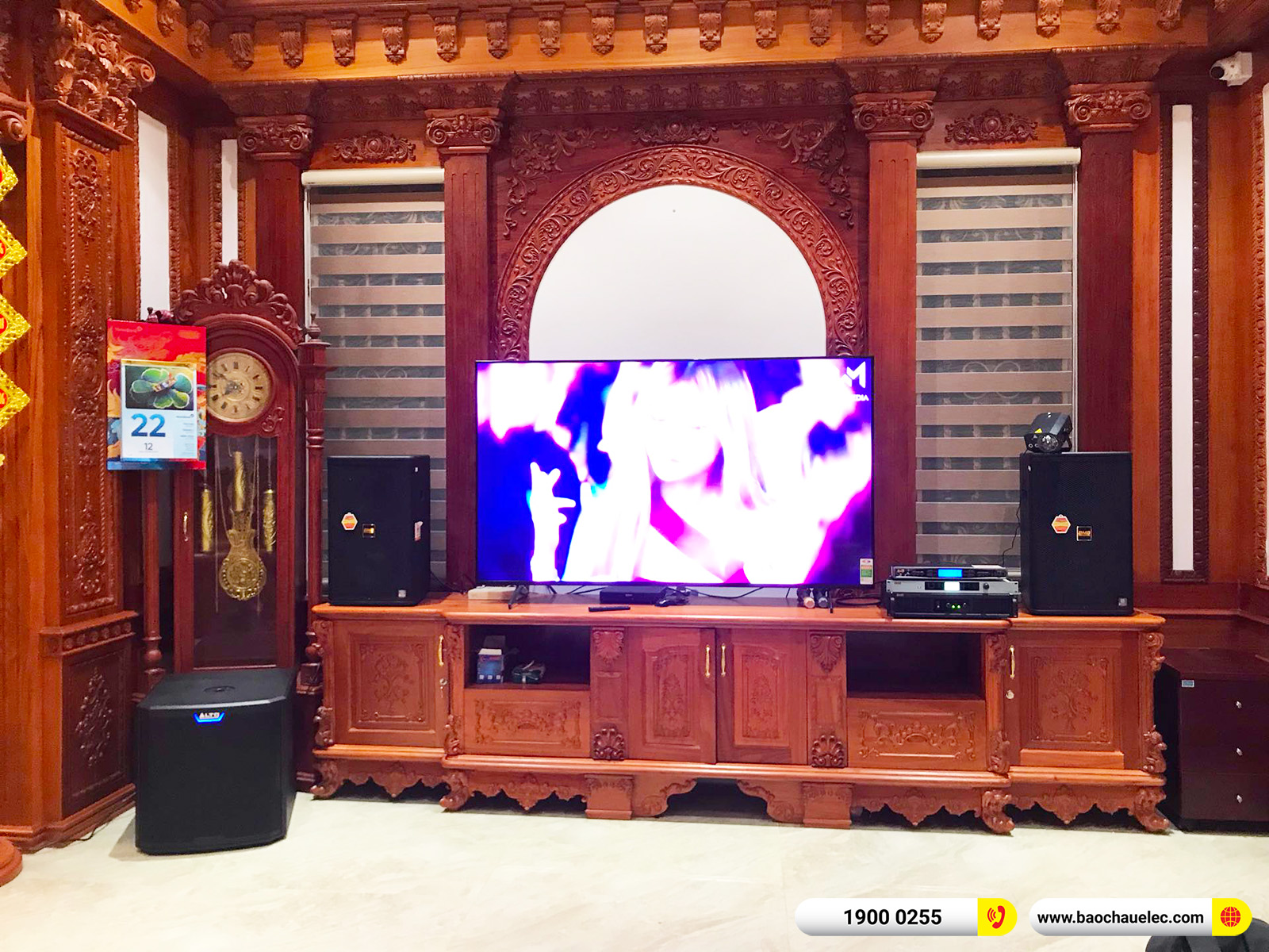 Lắp đặt d&agrave;n karaoke BMB hơn 85tr cho anh Tường tại Nam Định (BMB 1212SE, KSP50, DAD950, TS15S, WB5000S)
