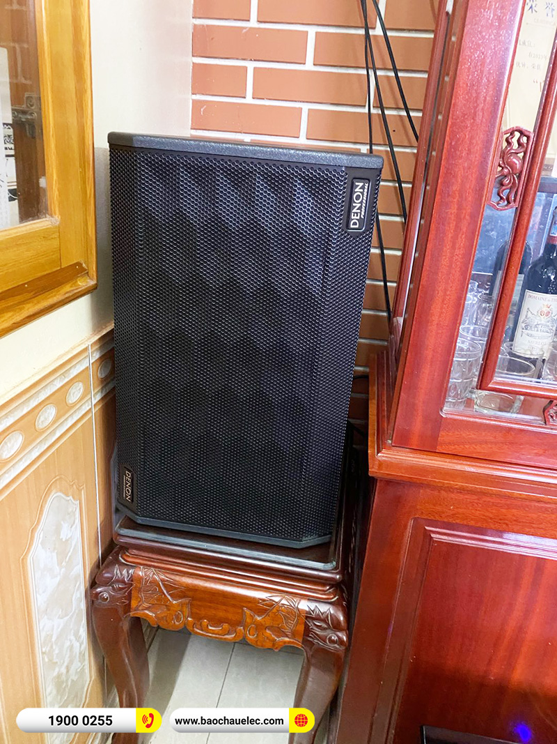 Lắp đặt d&agrave;n karaoke Denon hơn 38tr cho anh Tuy&ecirc;n tại Nam Định 