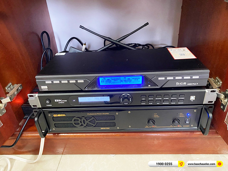 Lắp đặt d&agrave;n karaoke Denon hơn 38tr cho anh Tuy&ecirc;n tại Nam Định 