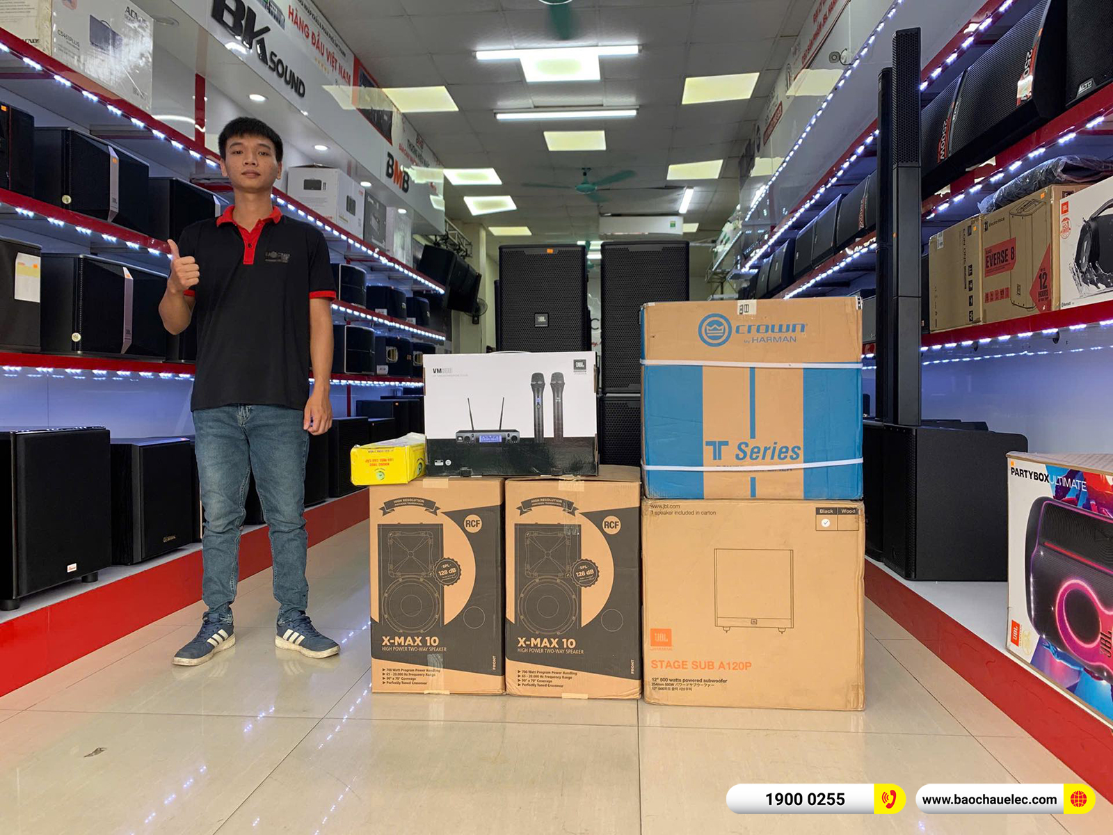 Lắp đặt d&agrave;n karaoke RCF hơn 62tr cho anh Ty tại Bắc Ninh