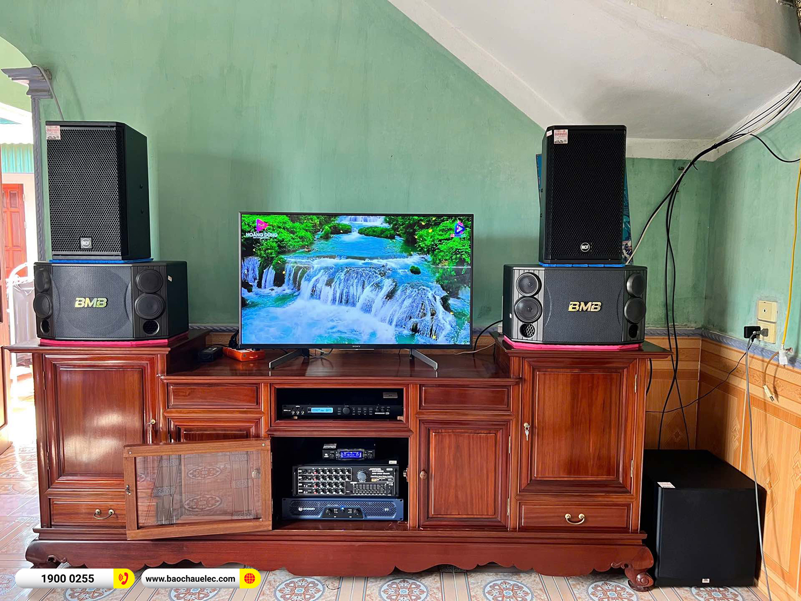 Lắp đặt d&agrave;n karaoke RCF hơn 62tr cho anh Ty tại Bắc Ninh