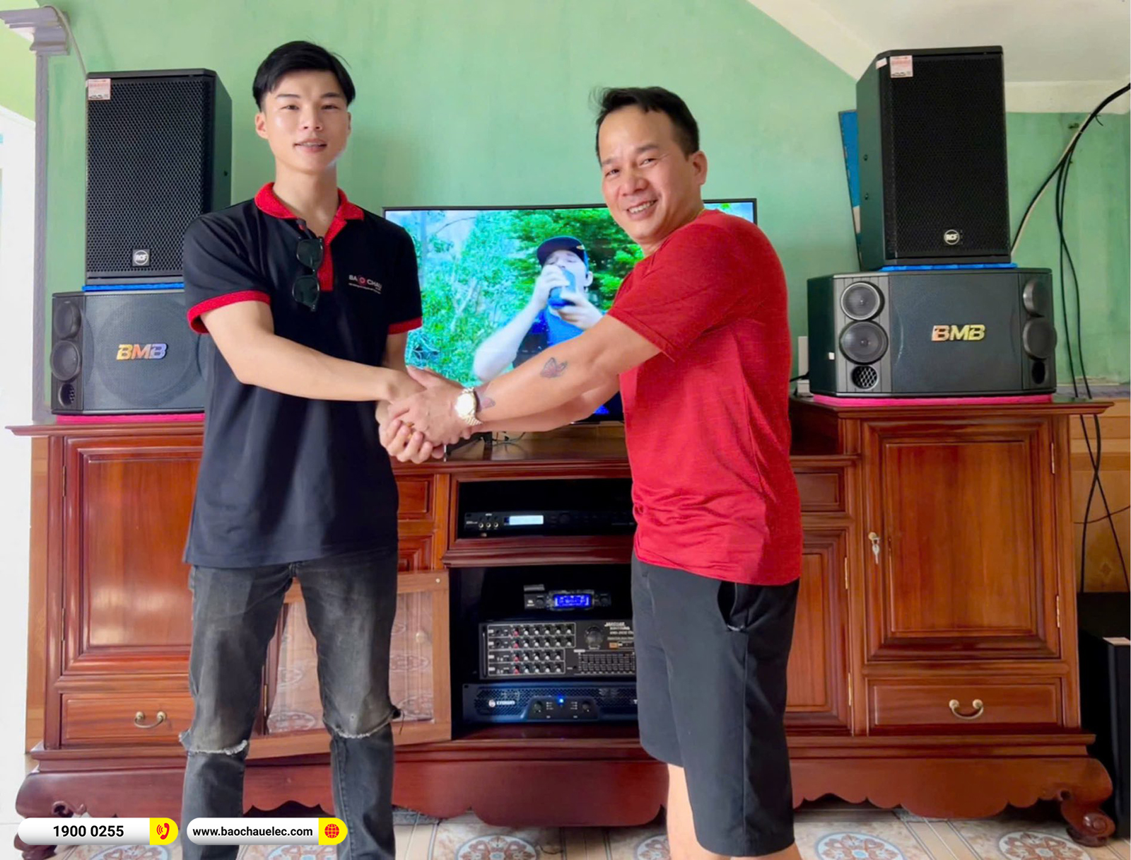 Lắp đặt d&agrave;n karaoke RCF hơn 62tr cho anh Ty tại Bắc Ninh