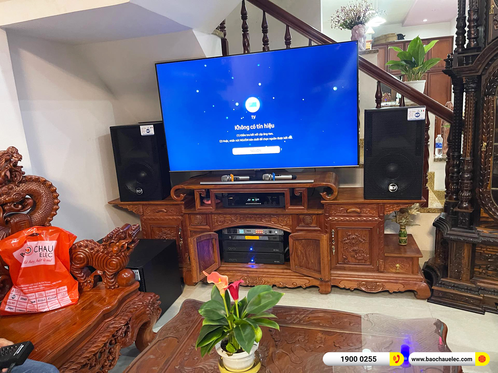 Lắp đặt d&agrave;n karaoke RCF hơn 169tr cho anh Vi&ecirc;n tại Đồng Nai 