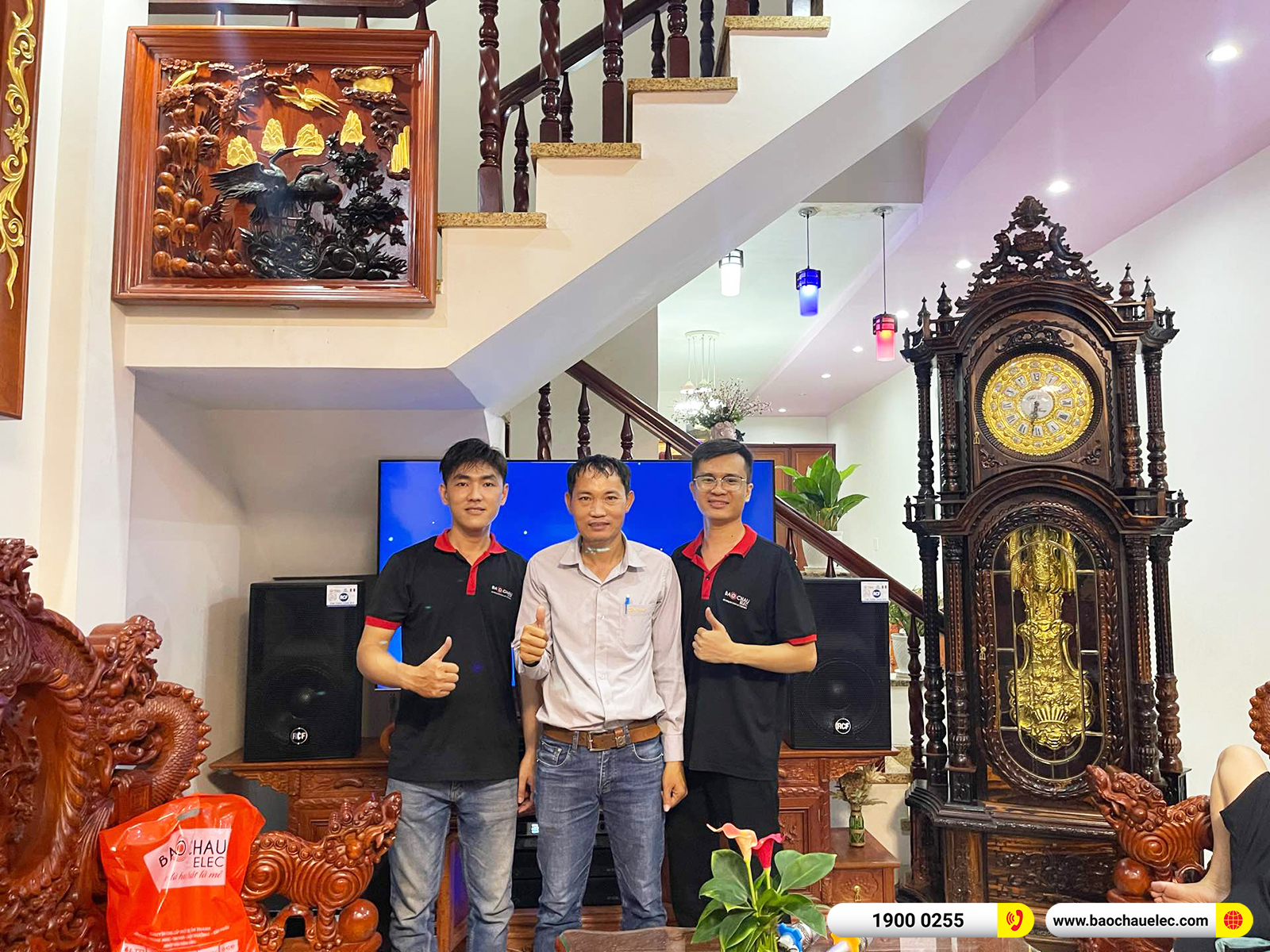 Lắp đặt dàn karaoke RCF hơn 169tr cho anh Viên tại Đồng Nai