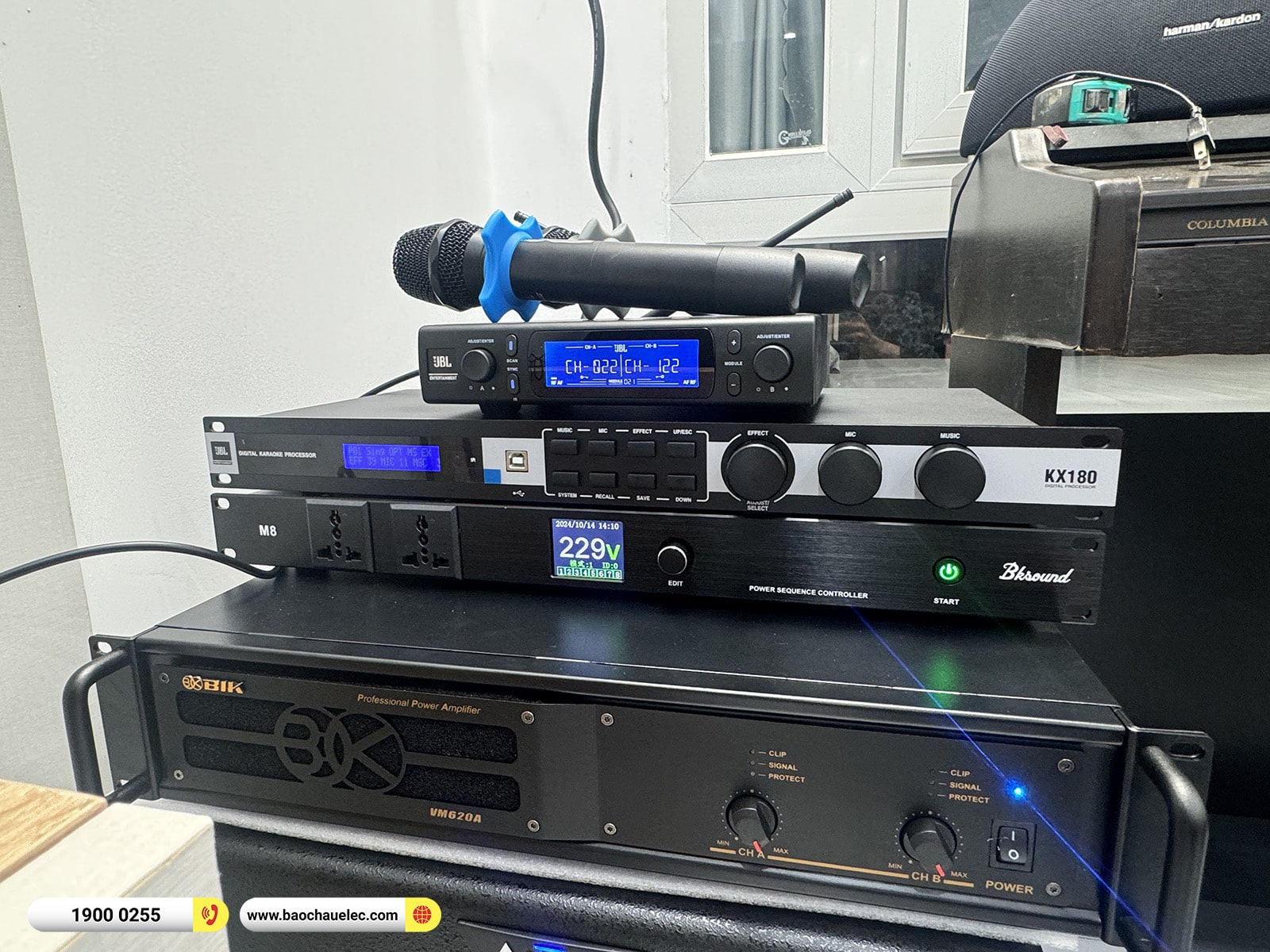 Lắp đặt d&agrave;n karaoke RCF hơn 61tr cho anh Vi&ecirc;n tại Quảng Nam