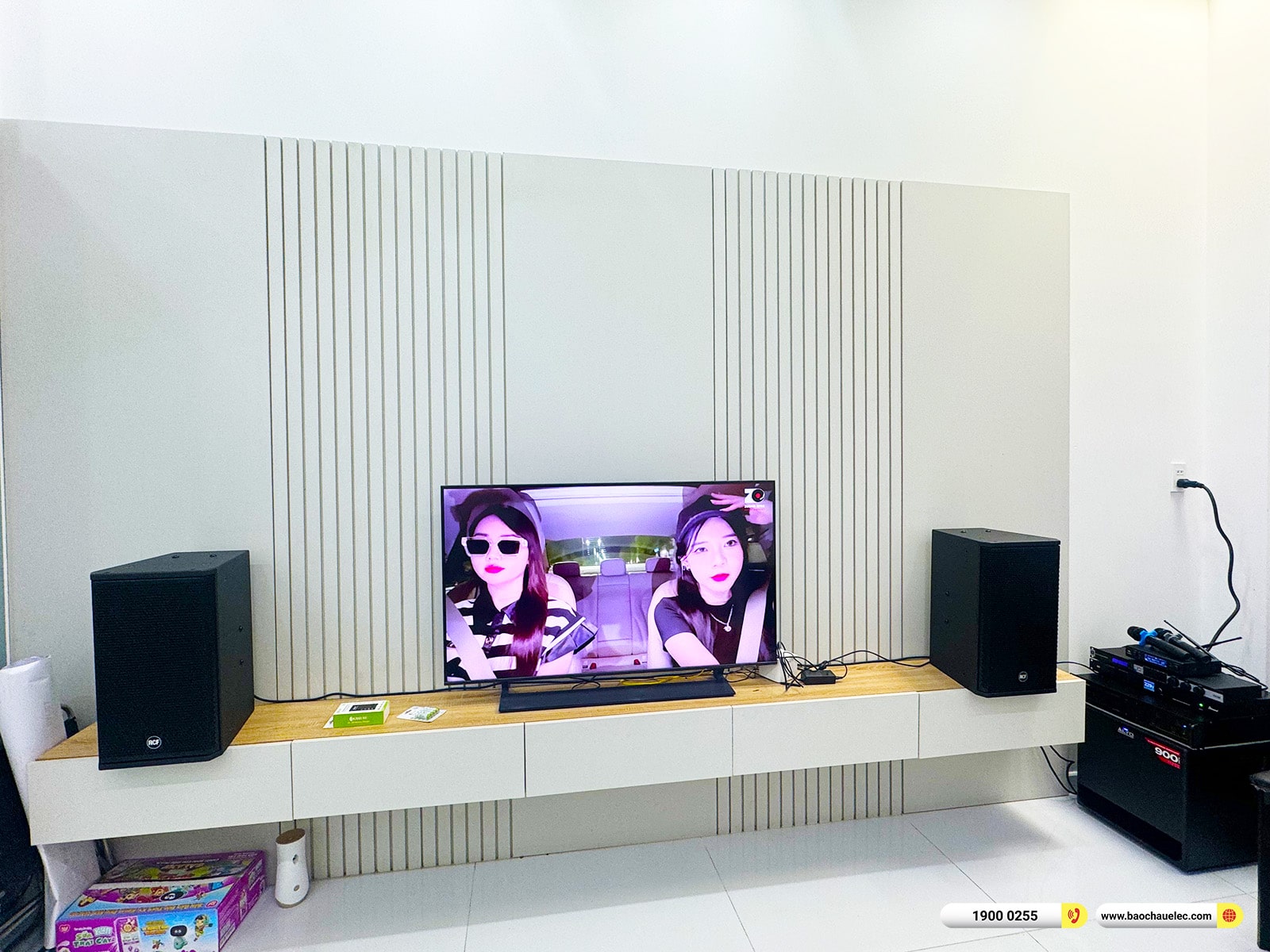 Lắp đặt d&agrave;n karaoke RCF hơn 61tr cho anh Vi&ecirc;n tại Quảng Nam