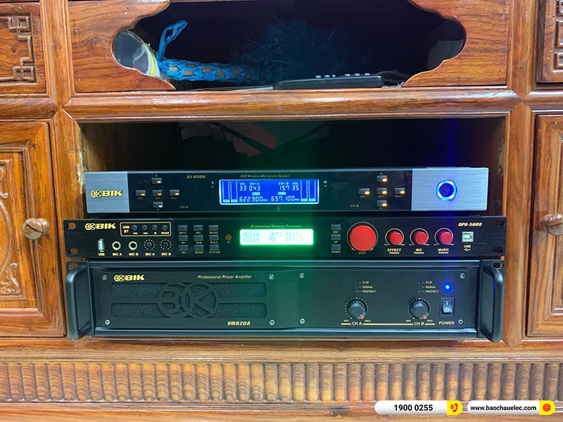 Lắp đặt dàn karaoke BMB hơn 44tr cho anh Việt Anh tại Hà Nội (BMB 1210SE, CA-J604, BPR-5600, BJ-U500)
