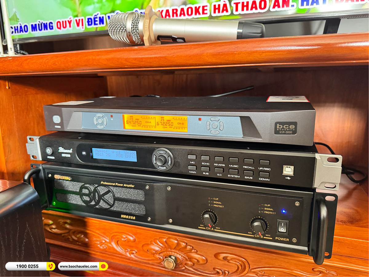 Lắp đặt d&agrave;n karaoke BIK hơn 48tr cho anh Vinh tại Đồng Nai 