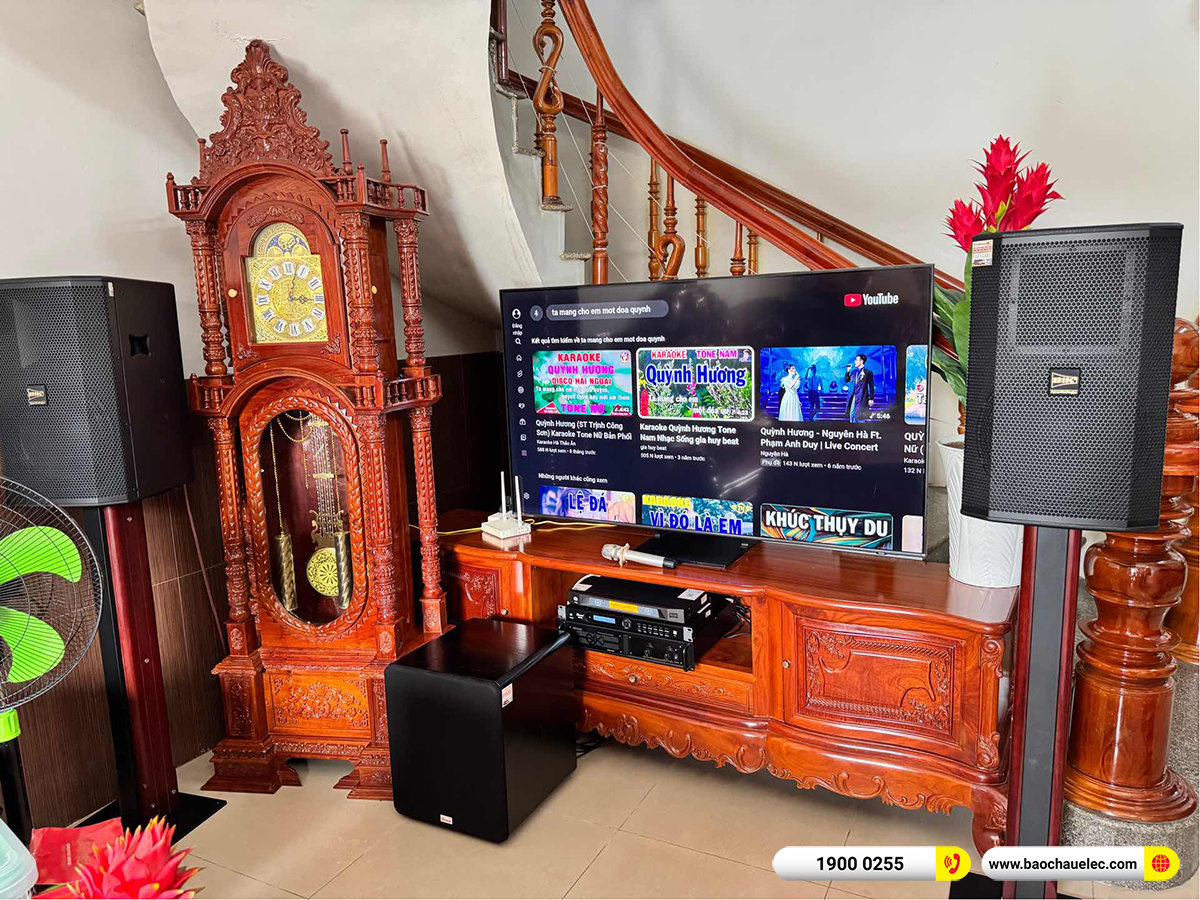 Lắp đặt d&agrave;n karaoke BIK hơn 48tr cho anh Vinh tại Đồng Nai 