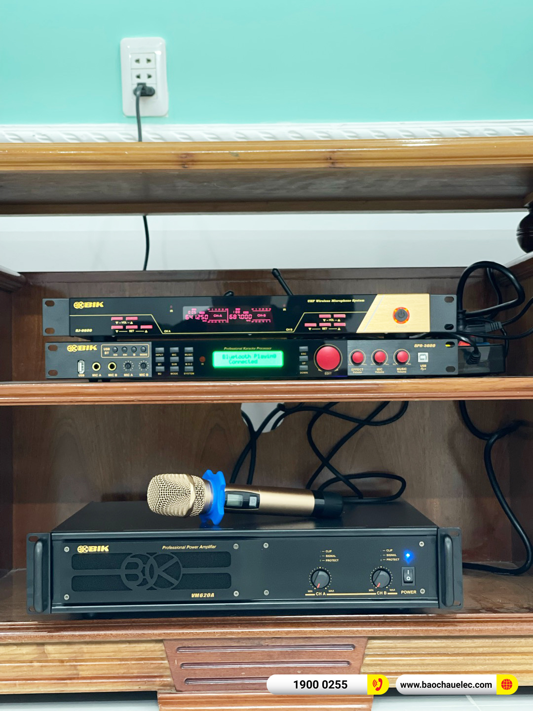 Lắp đặt dàn karaoke Denon hơn 56tr cho anh Vững tại Đồng Nai