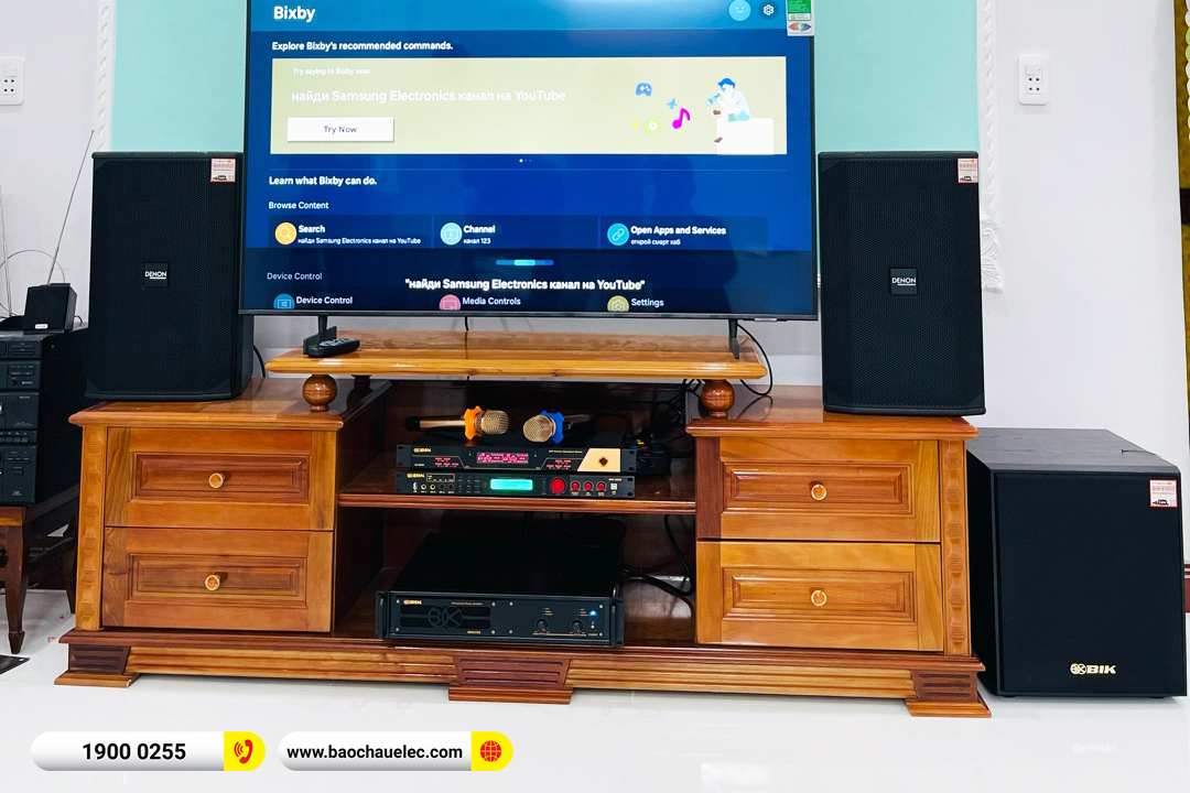 Lắp đặt dàn karaoke Denon hơn 56tr cho anh Vững tại Đồng Nai