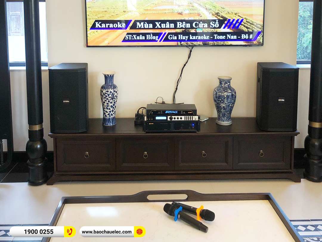 Lắp đặt d&agrave;n karaoke BIK gần 36tr cho anh Vững tại Ph&uacute; Thọ
