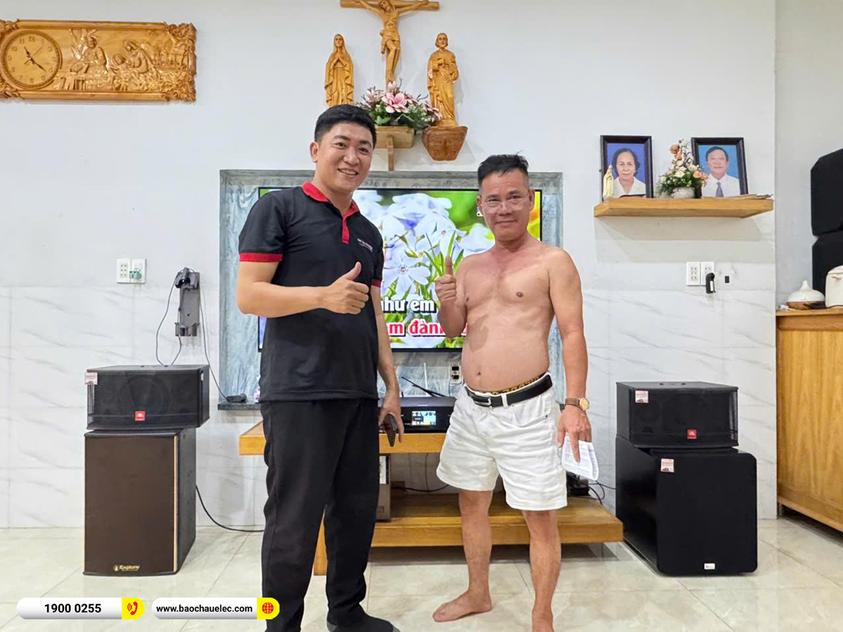 Lắp đặt d&agrave;n karaoke Denon hơn 56tr cho anh Y&ecirc;n tại Đồng Nai 