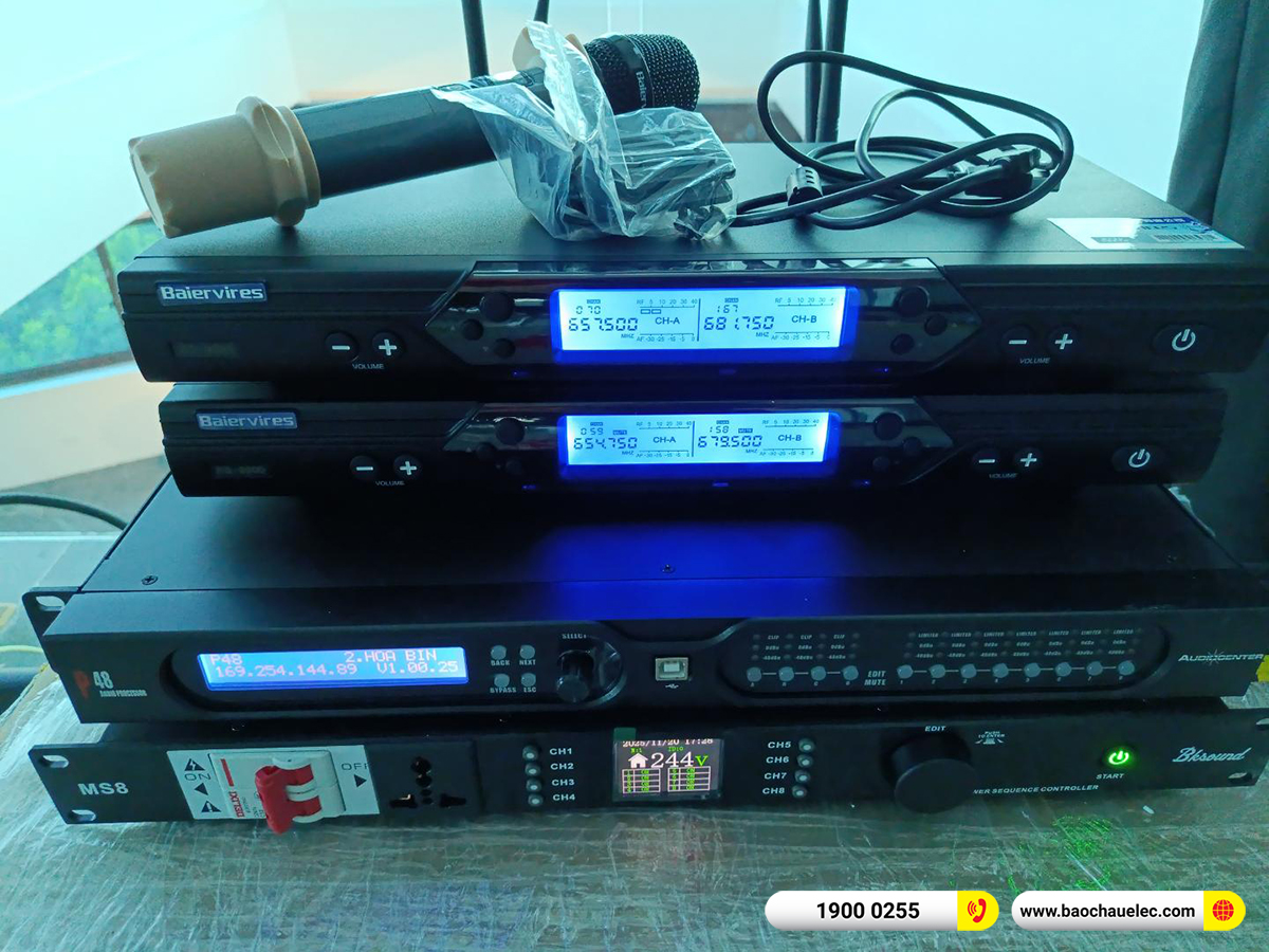Lắp đặt d&agrave;n &acirc;m thanh Audiocenter hơn 200tr cho anh Đăng tại H&ograve;a B&igrave;nh 