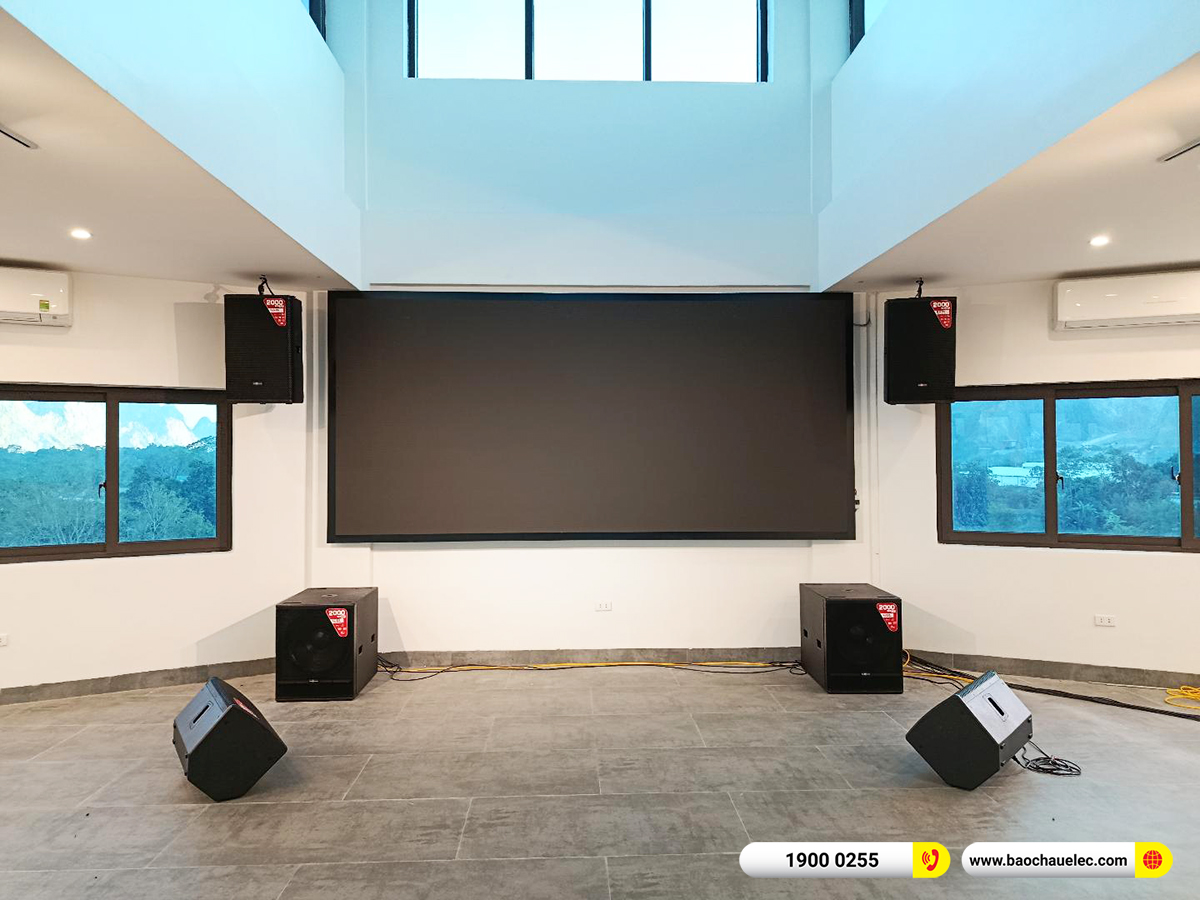 Lắp đặt dàn âm thanh Audiocenter hơn 200tr cho anh Đăng tại Hòa Bình
